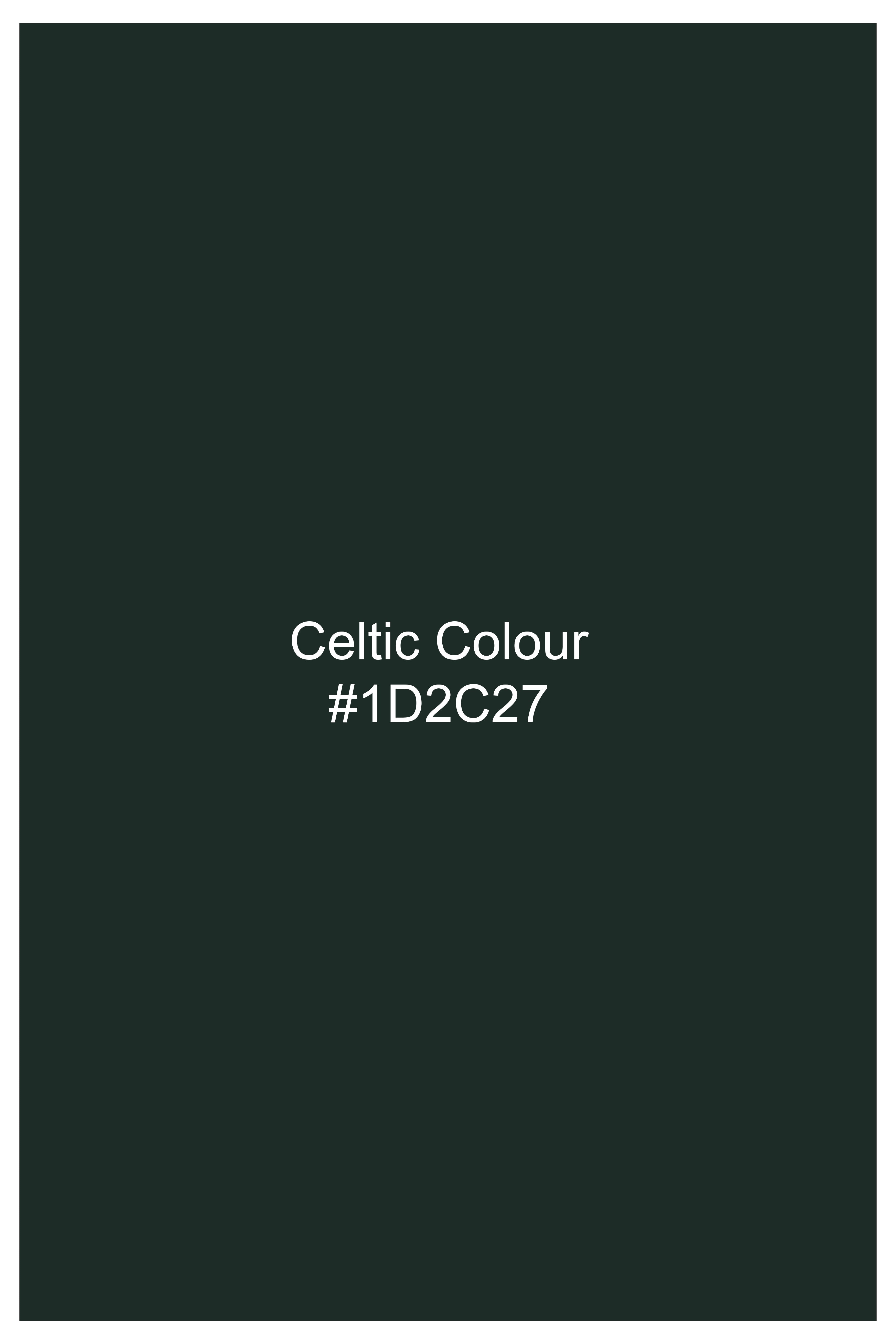 Celtic Green Solid Super Soft Oxford Premium Cotton Boxer