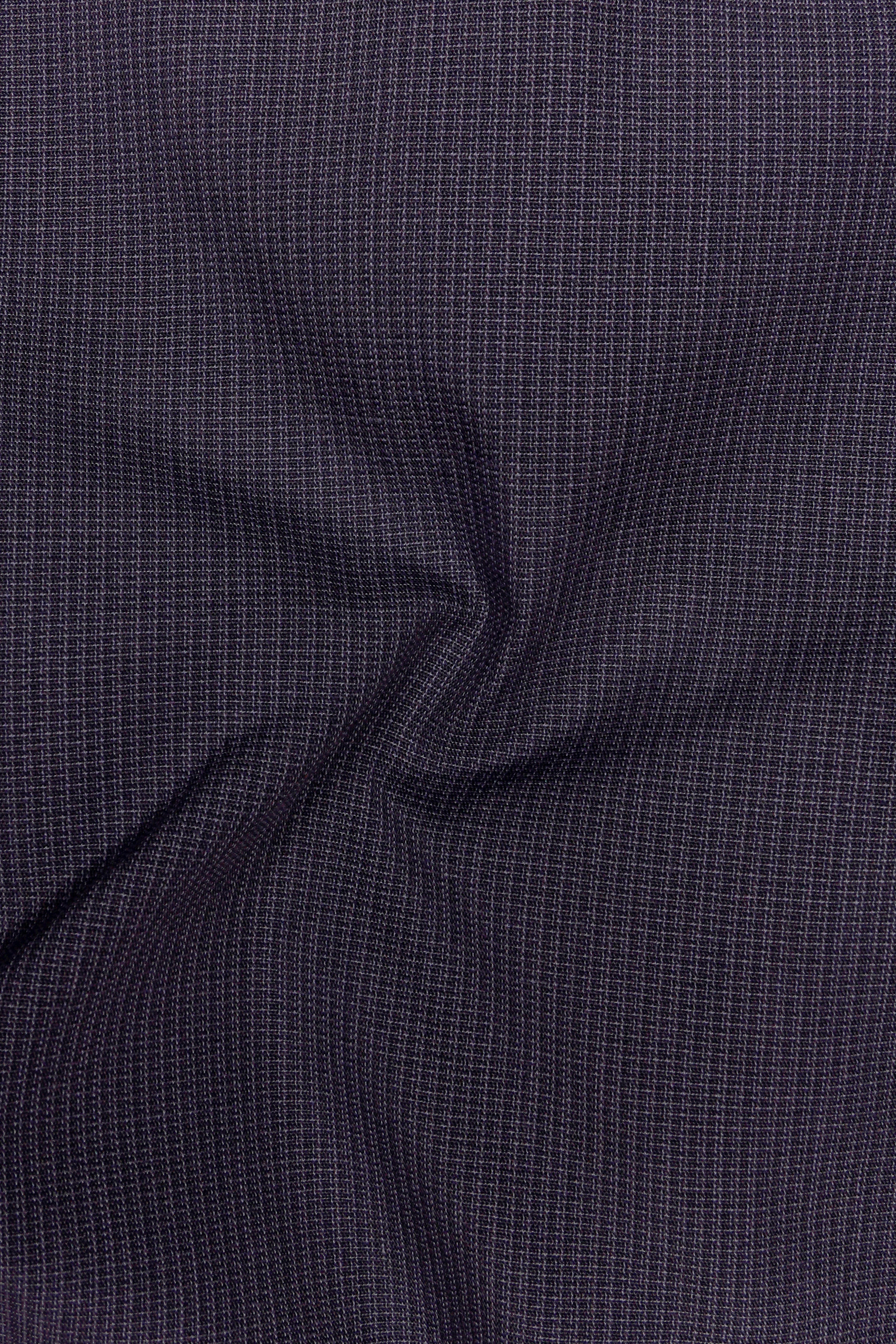 Wisteria-Bastille Purple Textured Super Soft Poplin Premium Cotton Boxer