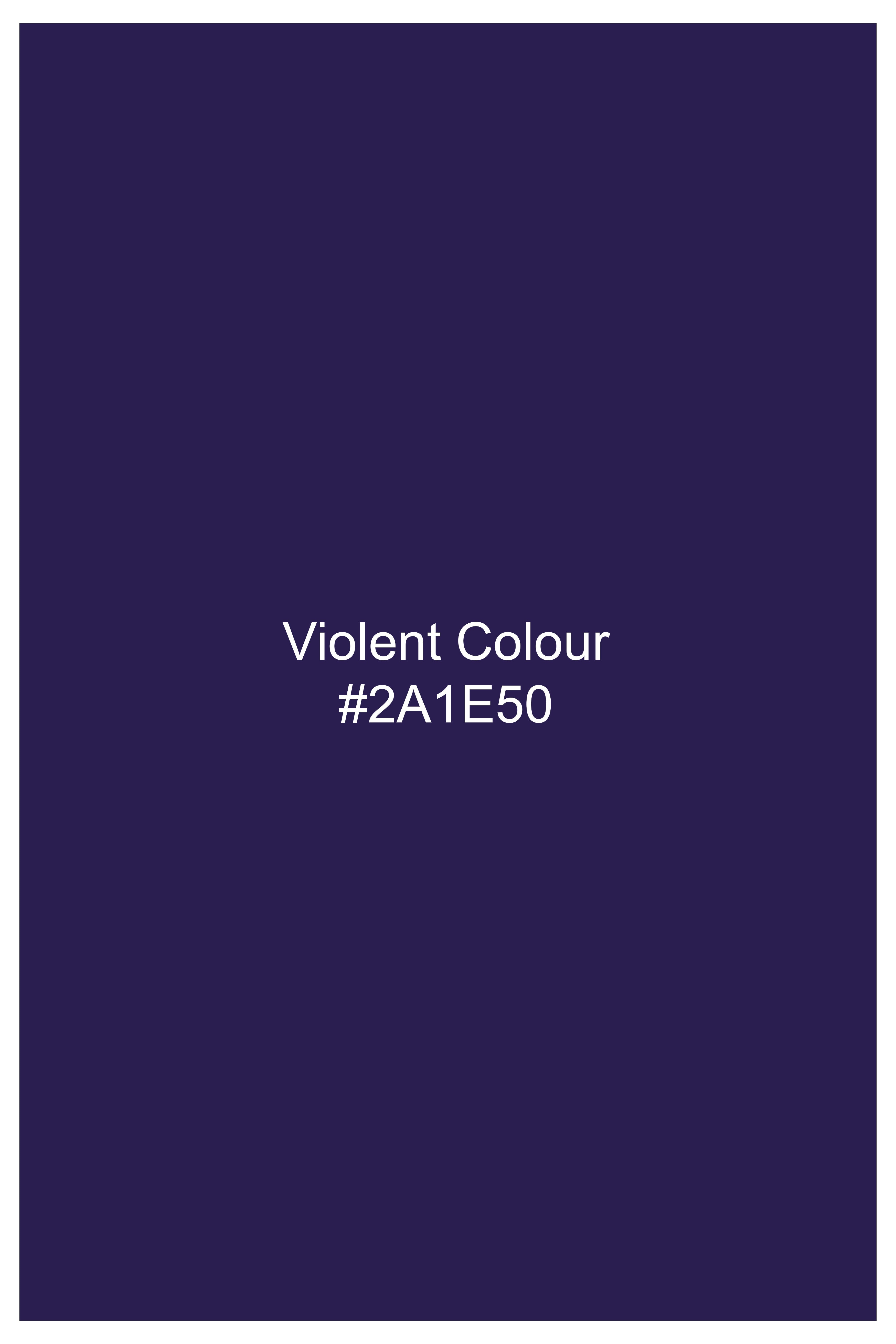 Vortex-Violent Purple Solid Super Soft Poplin Premium Cotton Boxer