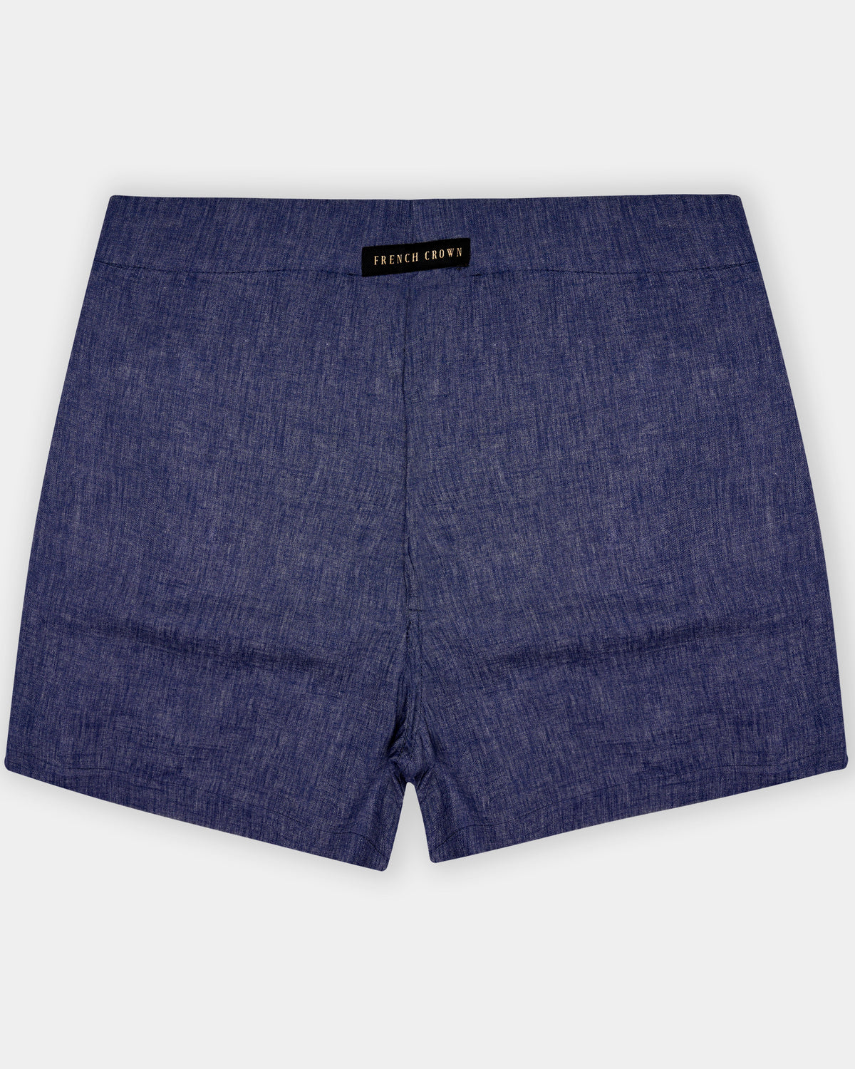 Martinique Blue Solid Cotton Boxer For Man