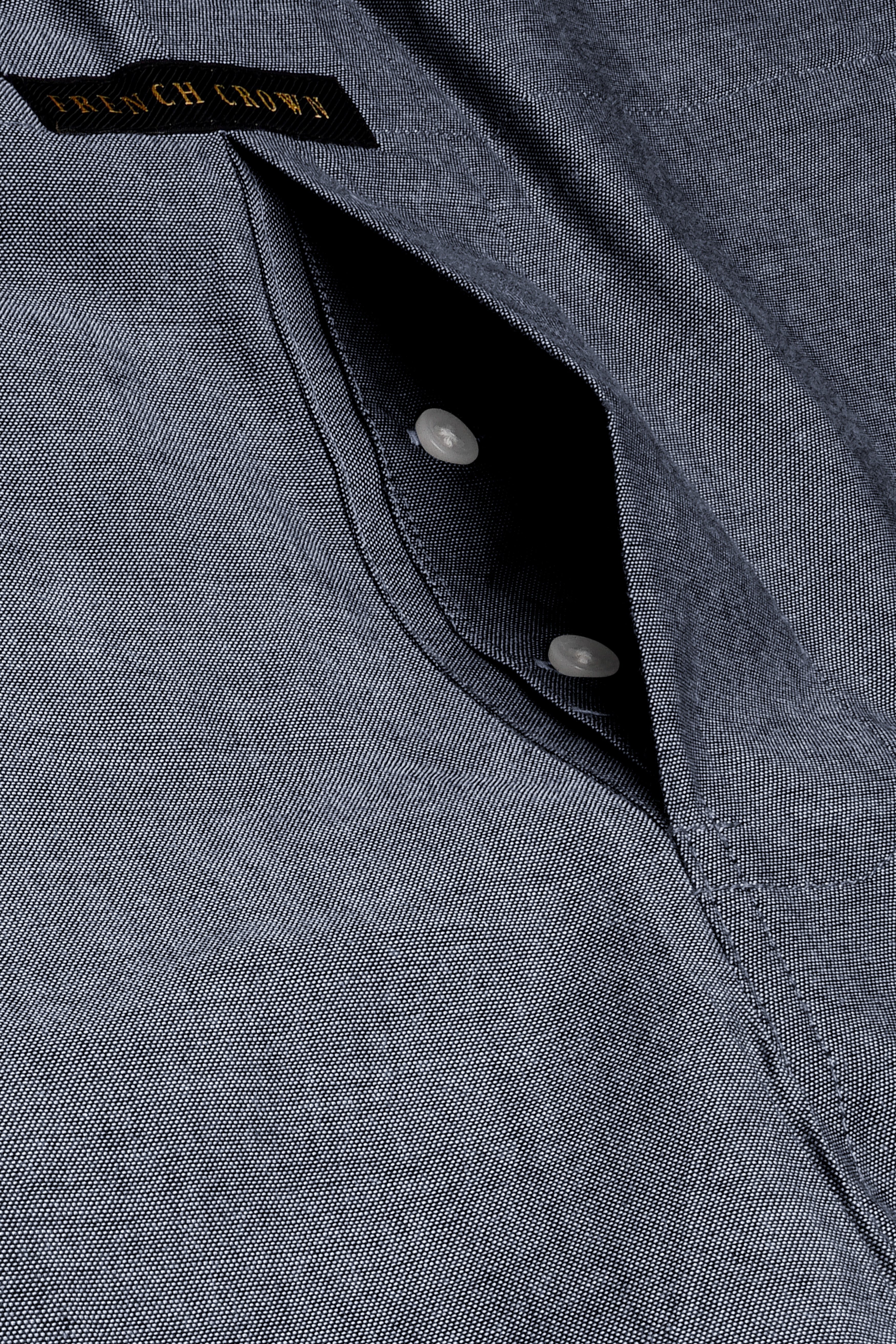 Ashen-Comet Gray Textured Oxford Premium Cotton Boxer