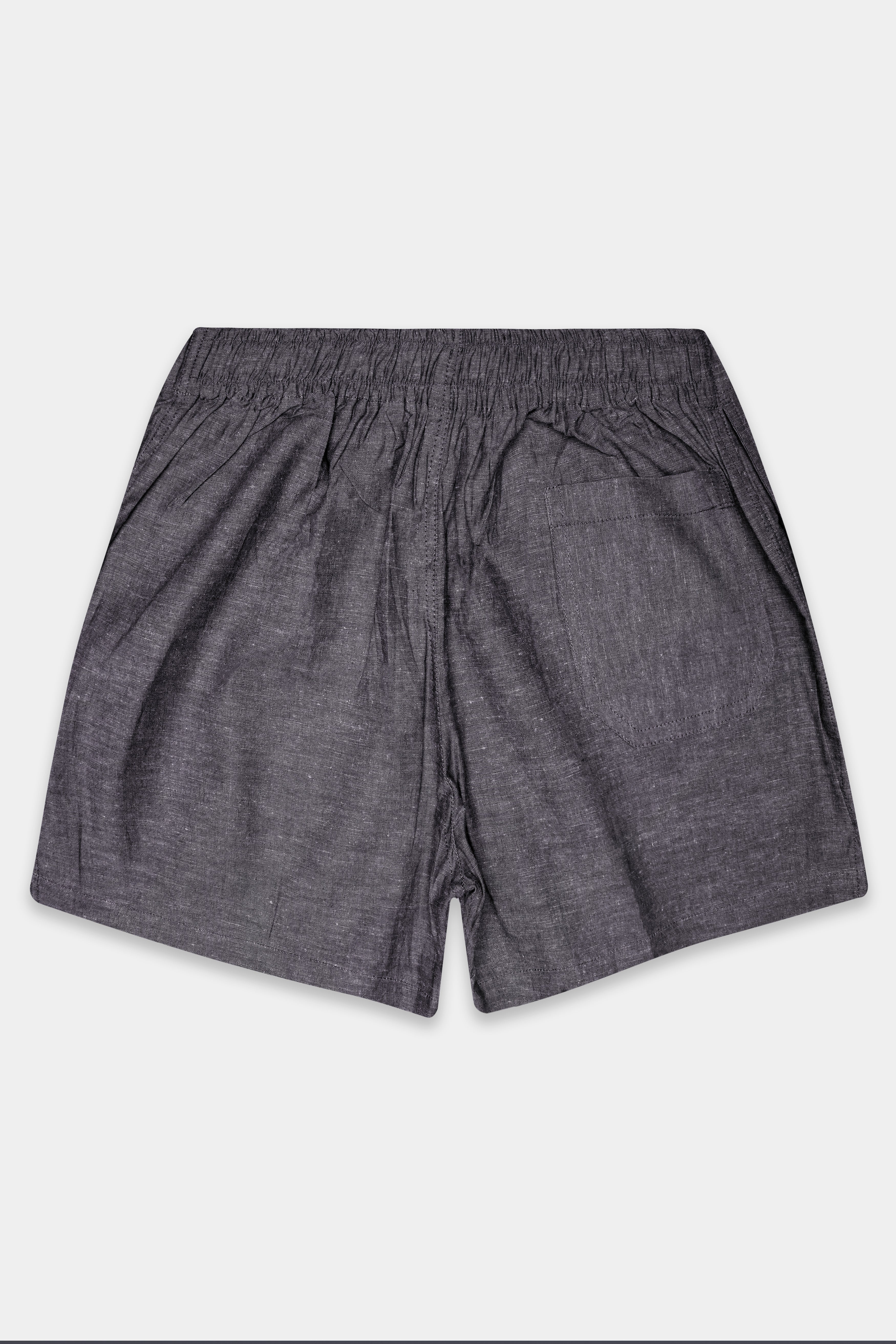 Tactyl-Ironside Gray Textured Super Soft Luxurious Linen Boxer