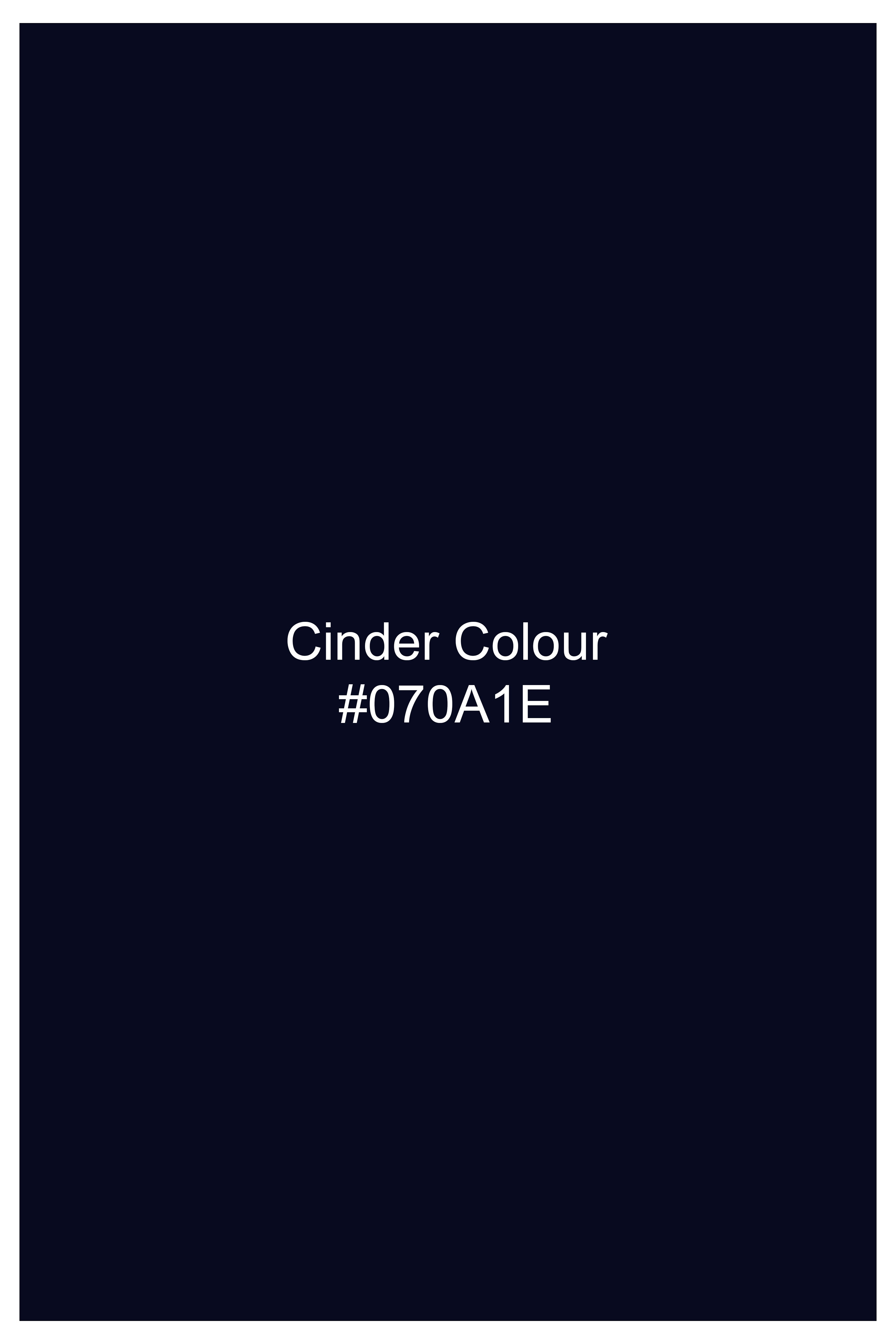 Volure-Cinder Blue Solid Super Soft Poplin Premium Cotton Boxer
