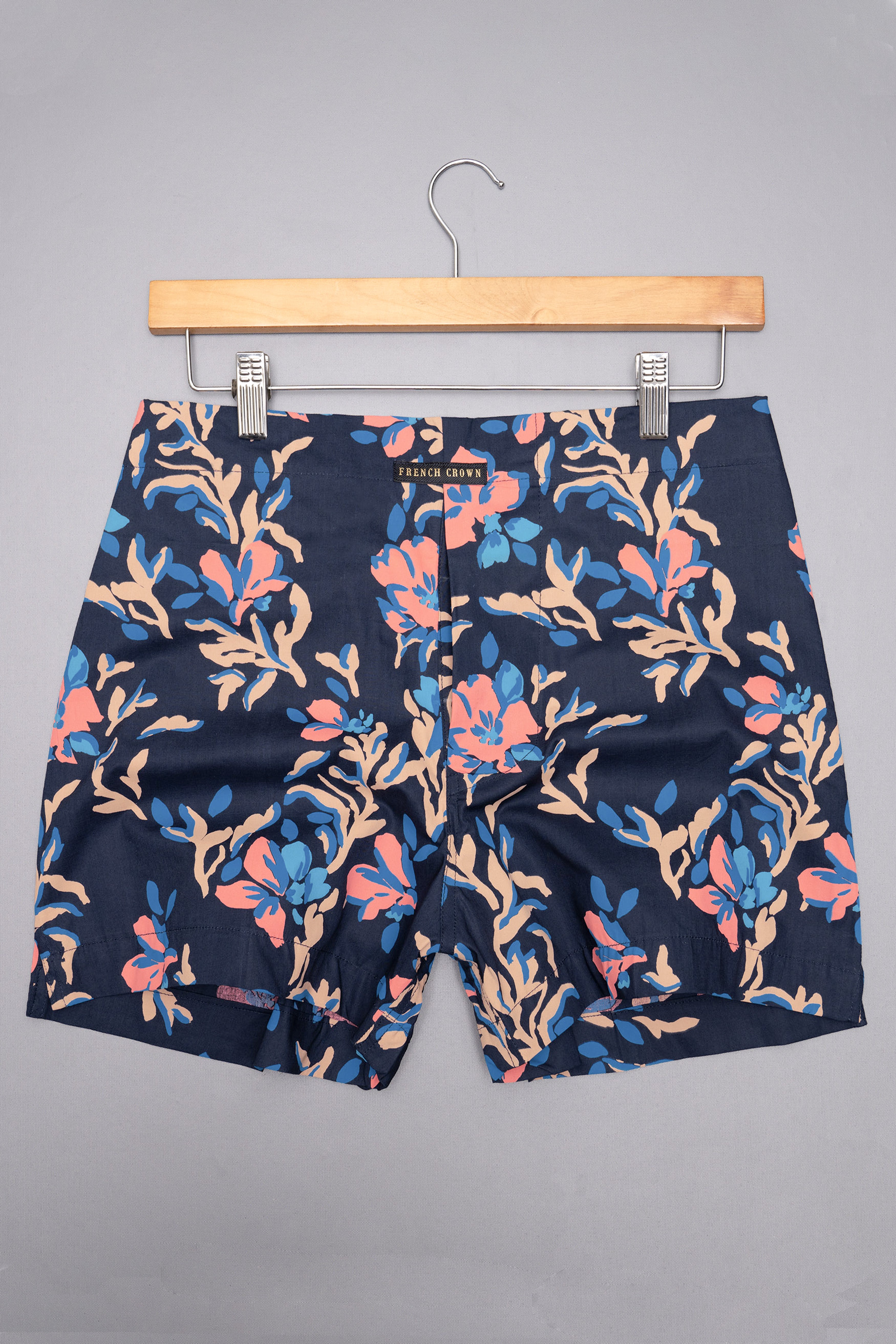 Mirage Black Flowers Printed Premium Cotton Boxer