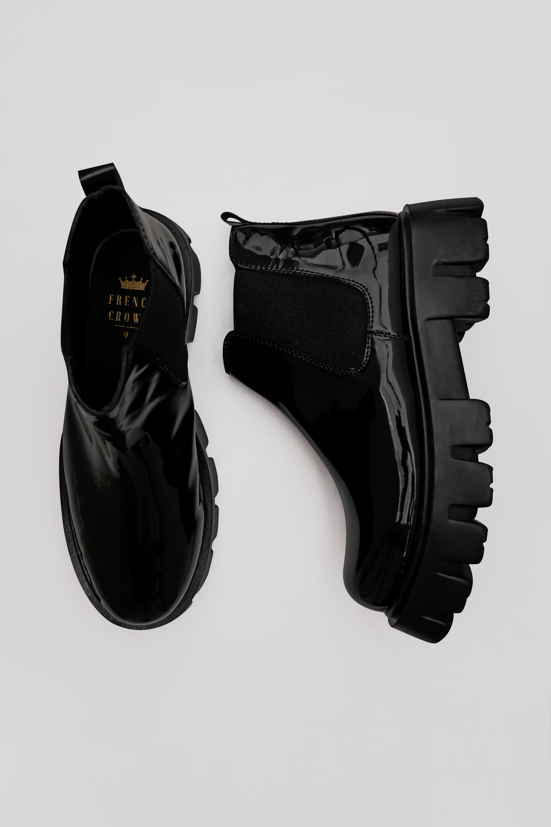 Jade Black Vegan Leather Chelsea Boots