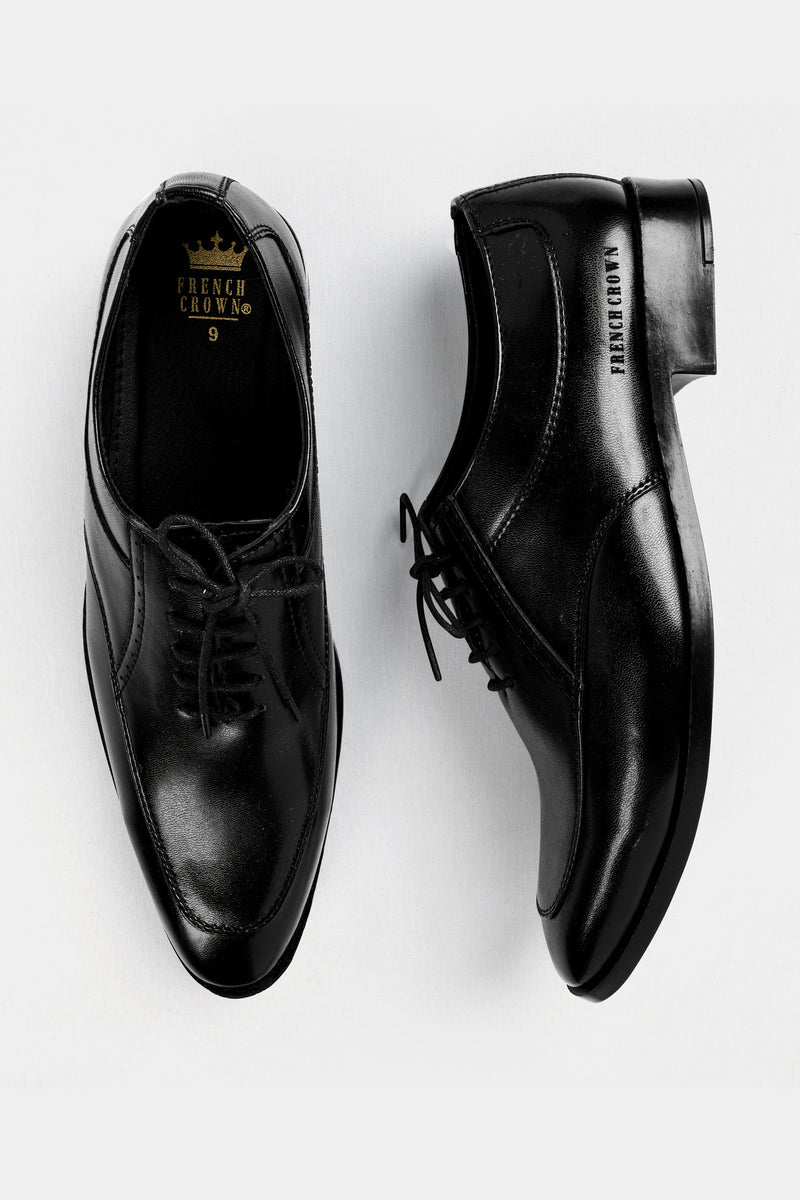 Tan Slip-On Shoes With Black Suit