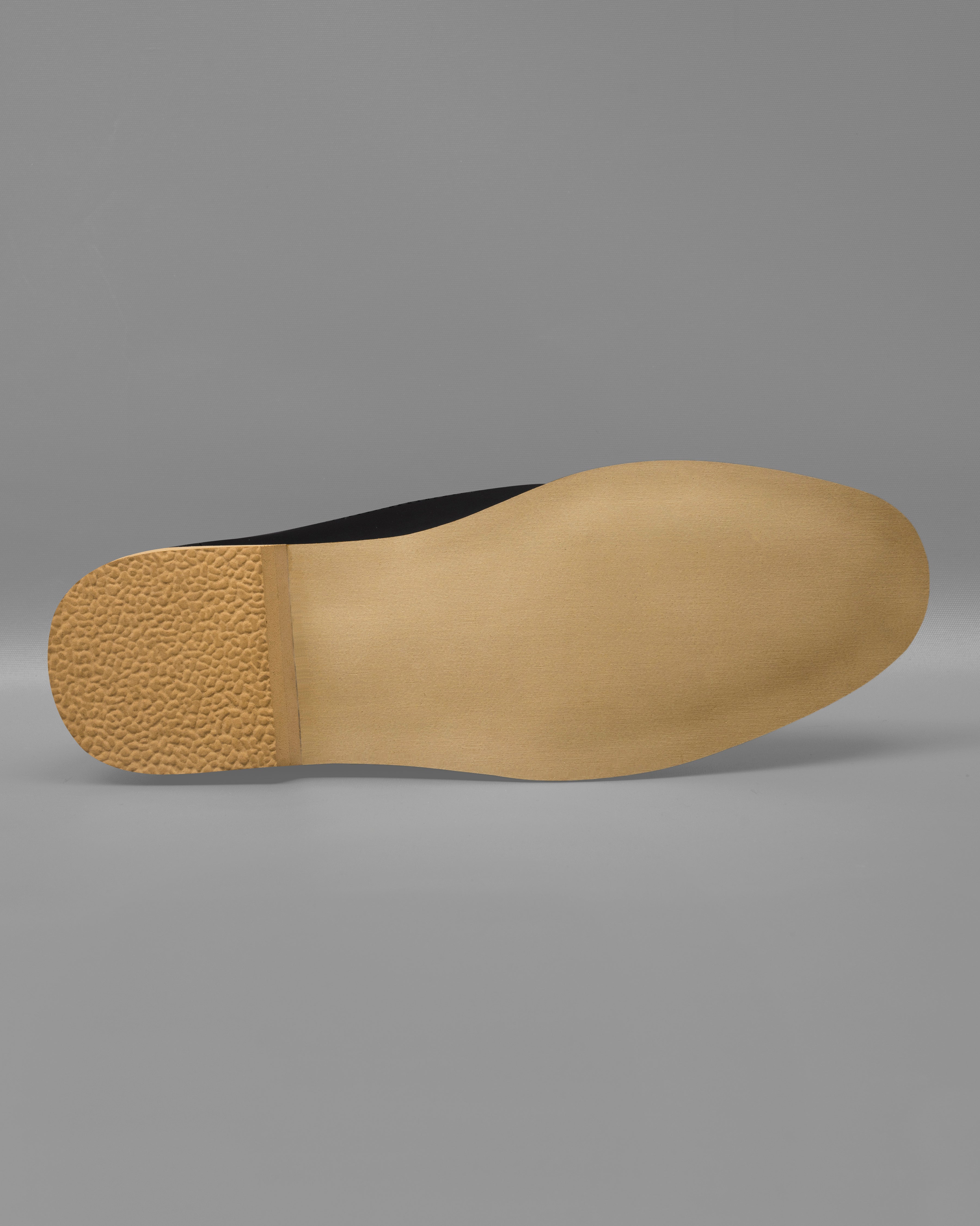 Jade Black Golden Zardosi Vegan Leather Hand stitched Slip-On Shoes FT103-6, FT103-7, FT103-8, FT103-9, FT103-10, FT103-11