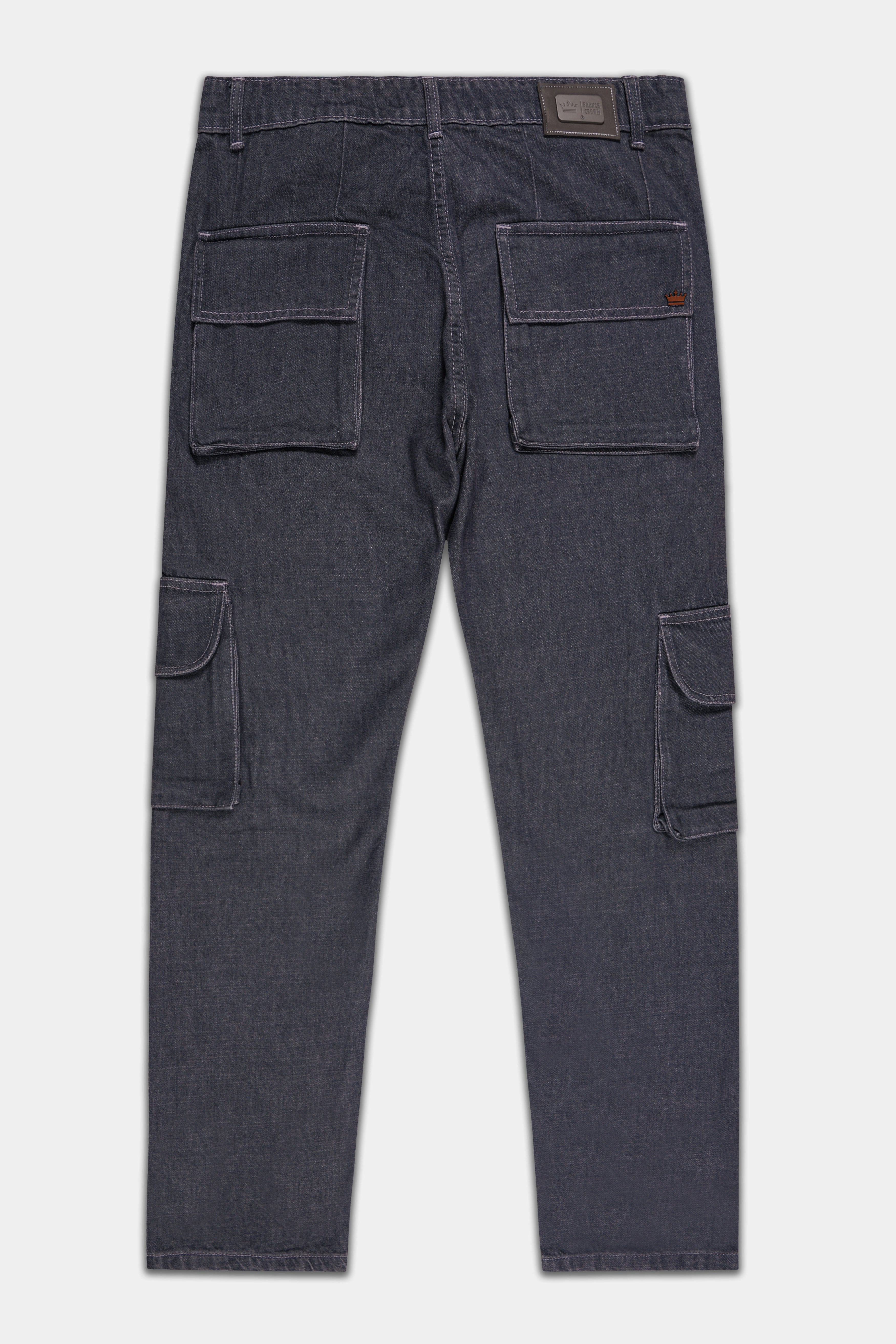 Spicy Gray Rinse Wash Cargo Denim