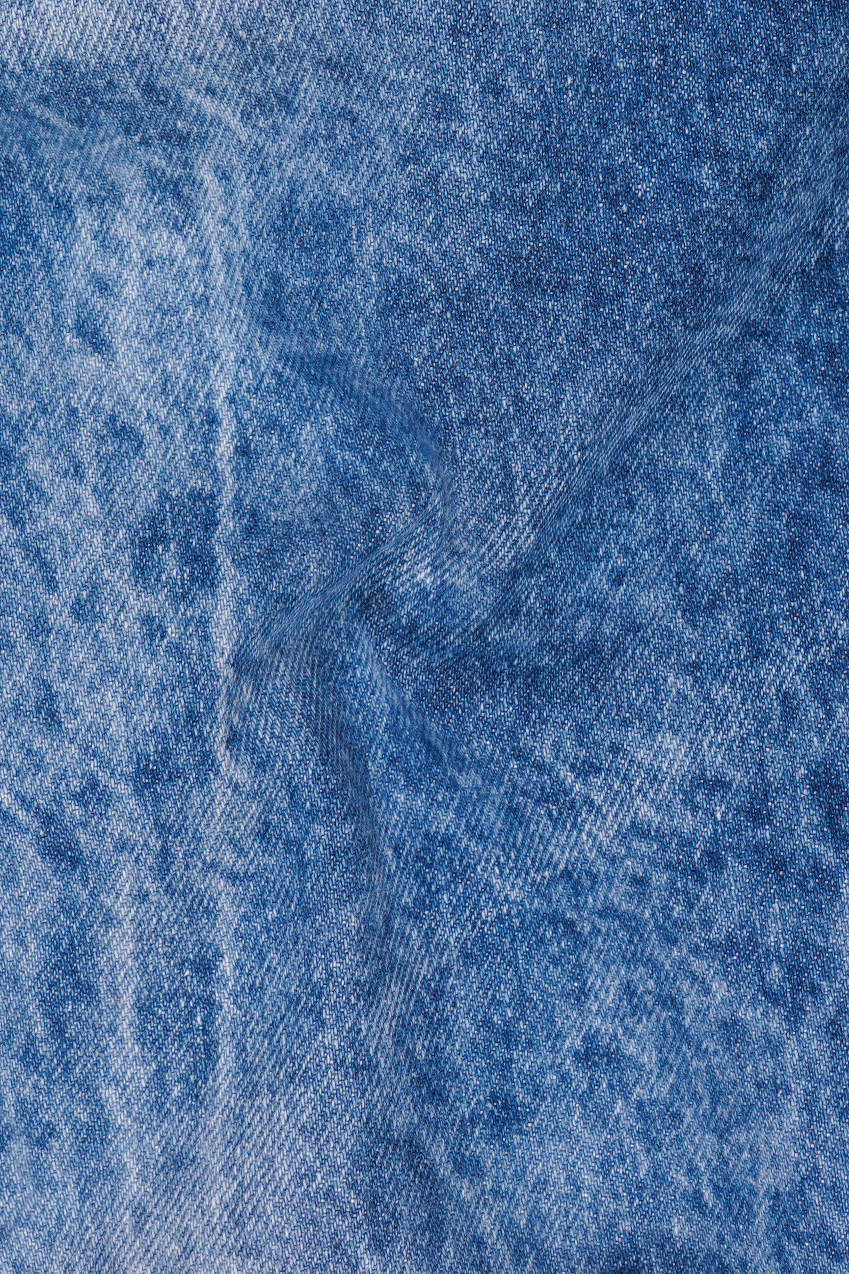 Slate Blue Stone Washed Denim