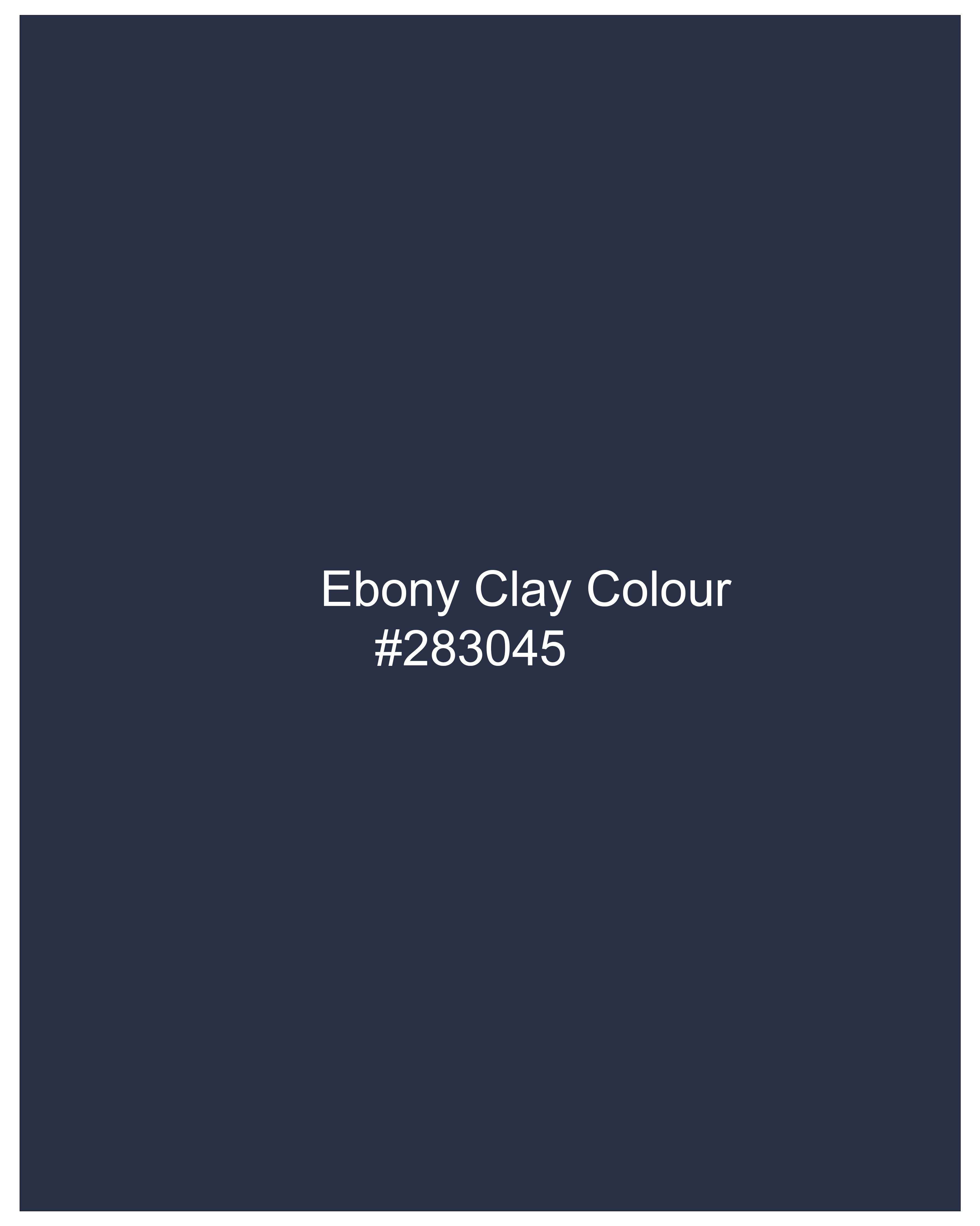 Ebony Clay Blue Whiskering Wash Denim