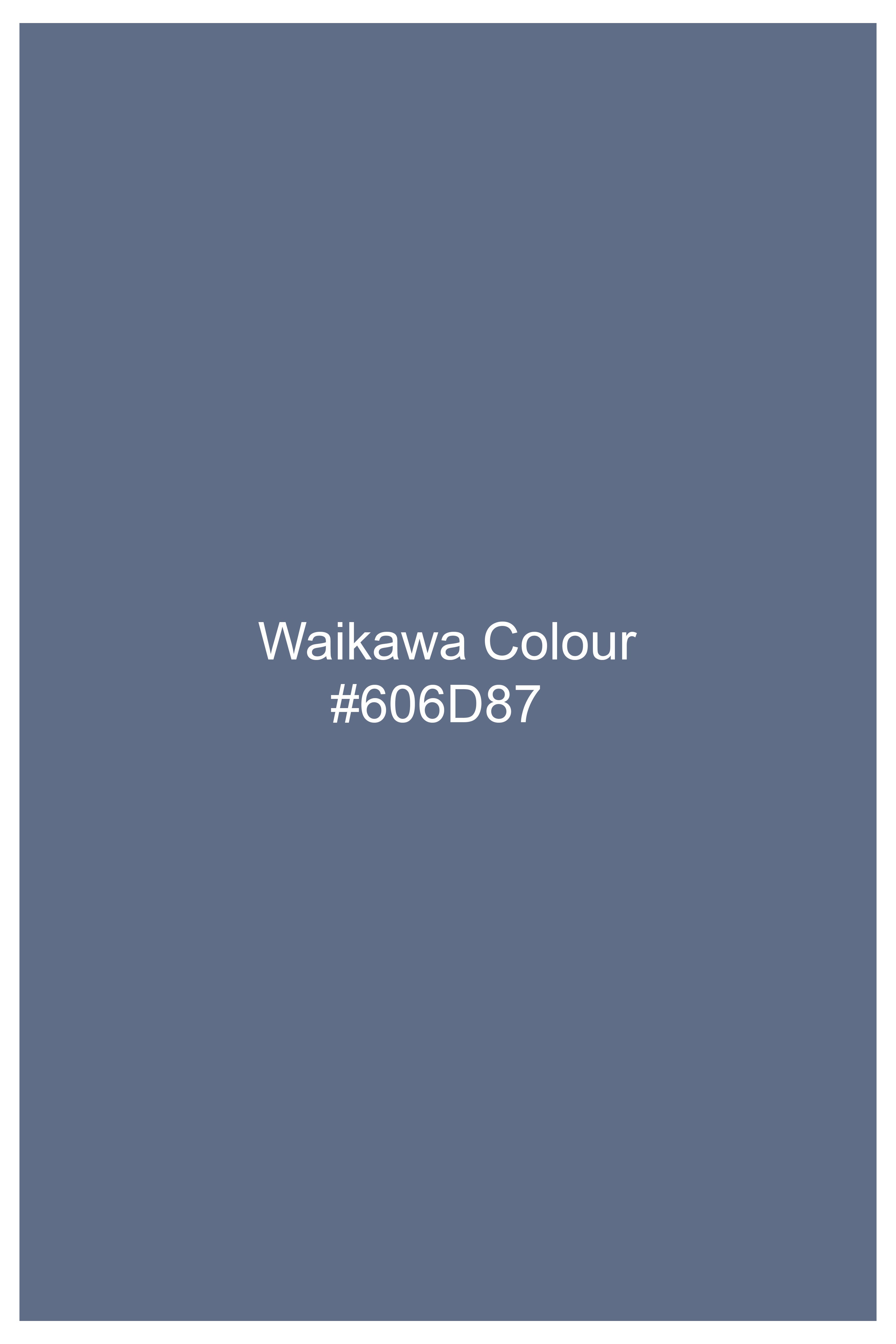 Waikawa Blue Mildly Distressed Whiskering Wash Denim