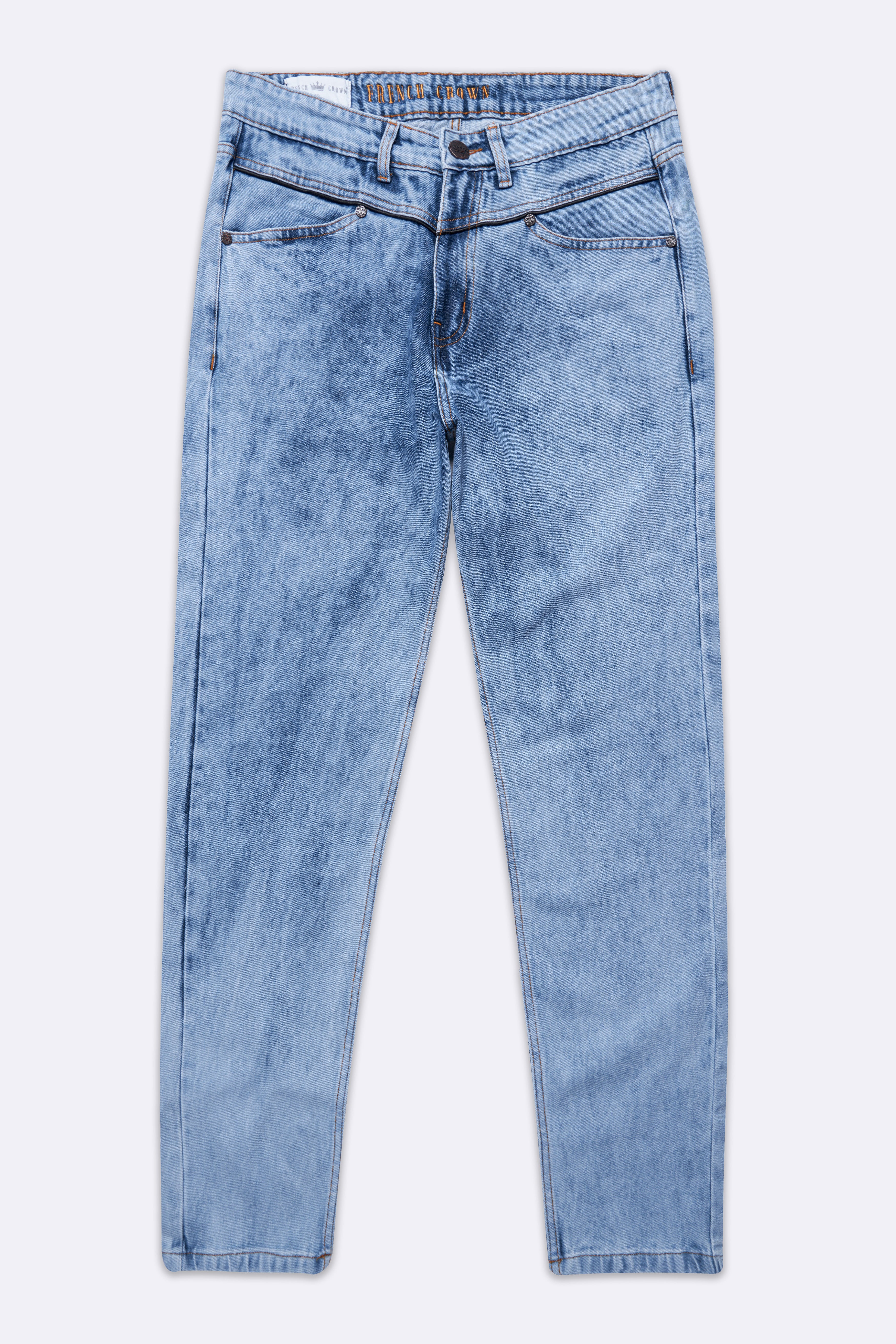 Joe & Co British-Woven Denim Jeans | Grey Fox