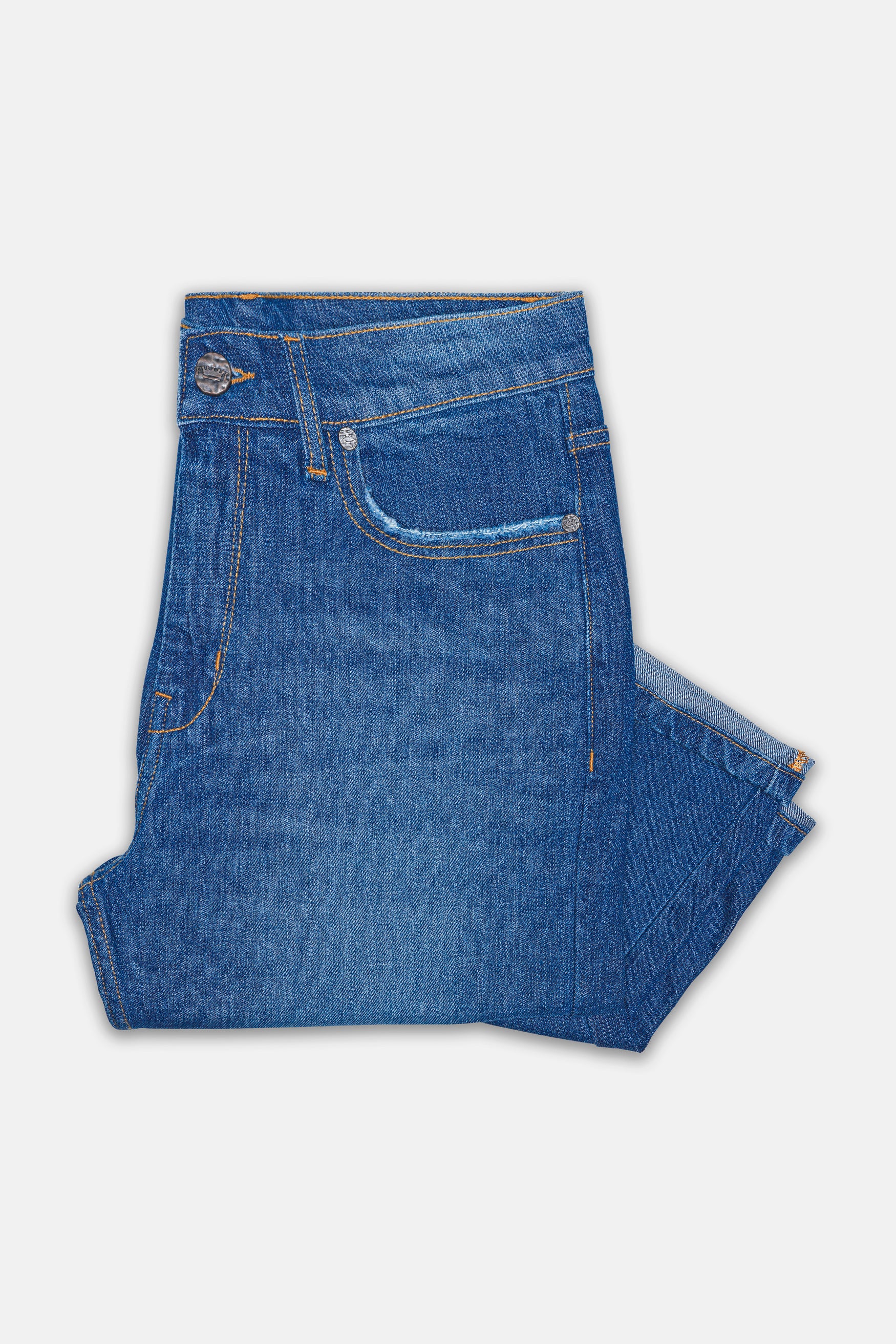 Marc O'Polo DENIM TROUSER HIGH WAIST REGULAR LENGTH - Jeans Skinny Fit -  multi/mid cobalt blue/blue denim - Zalando.ie