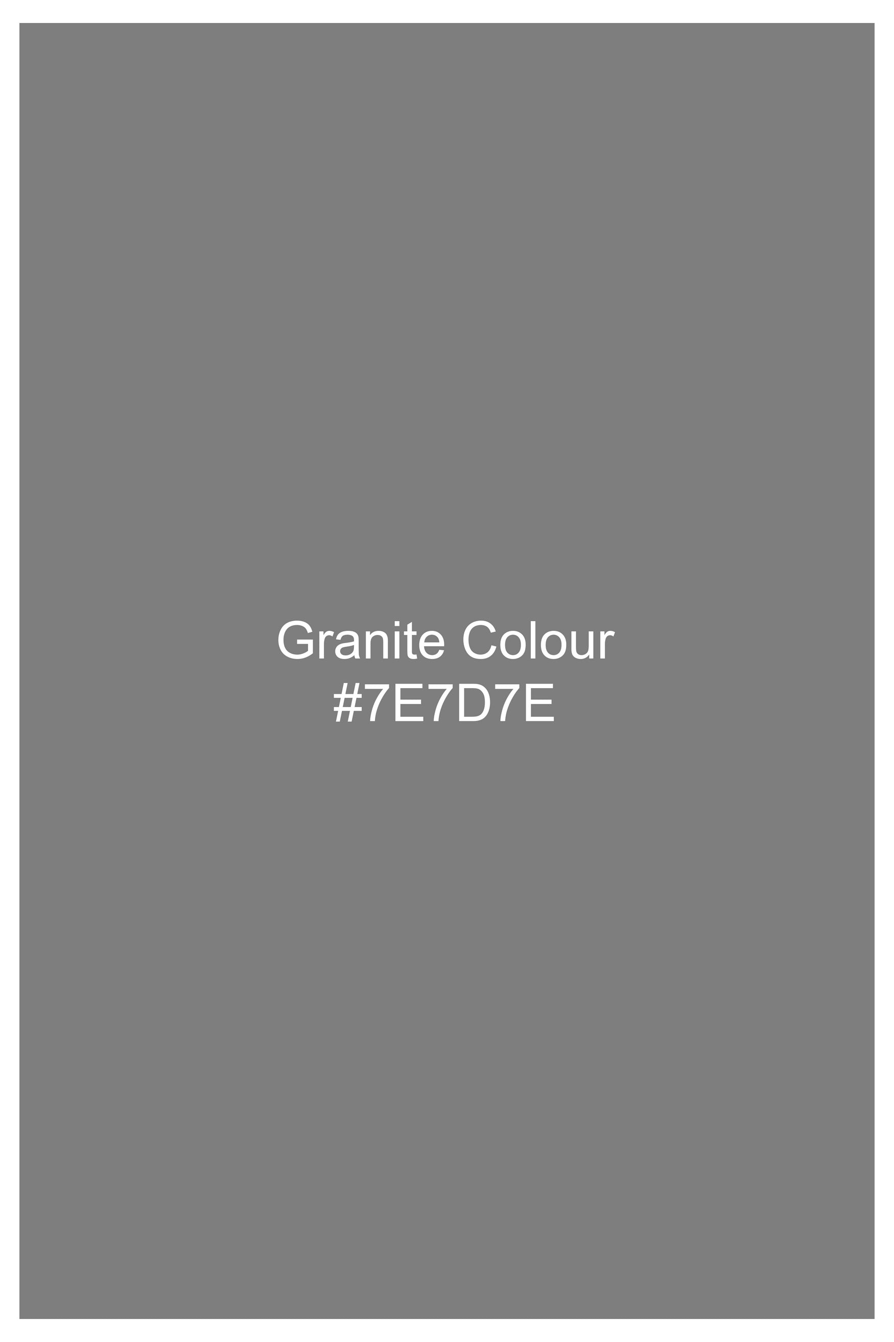Granite Gray Whiskering Wash Denim
