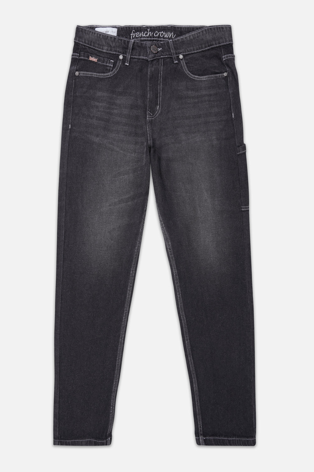 TUATARA GRAY WHISKERING WASH DENIM