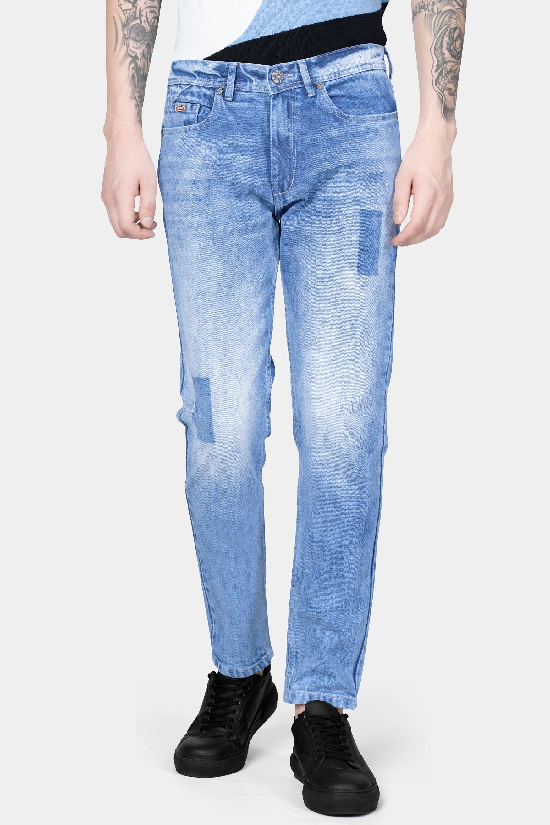 Glacier Blue Washed Denim