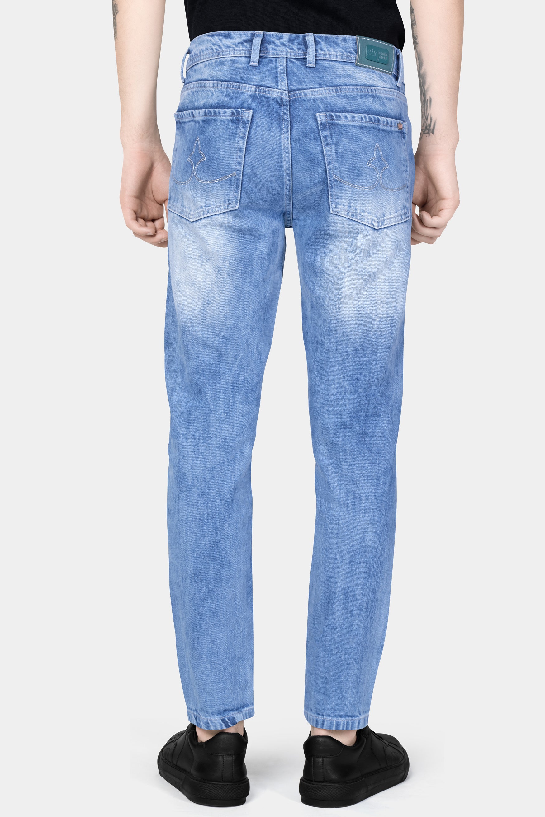 Glacier Blue Washed Denim