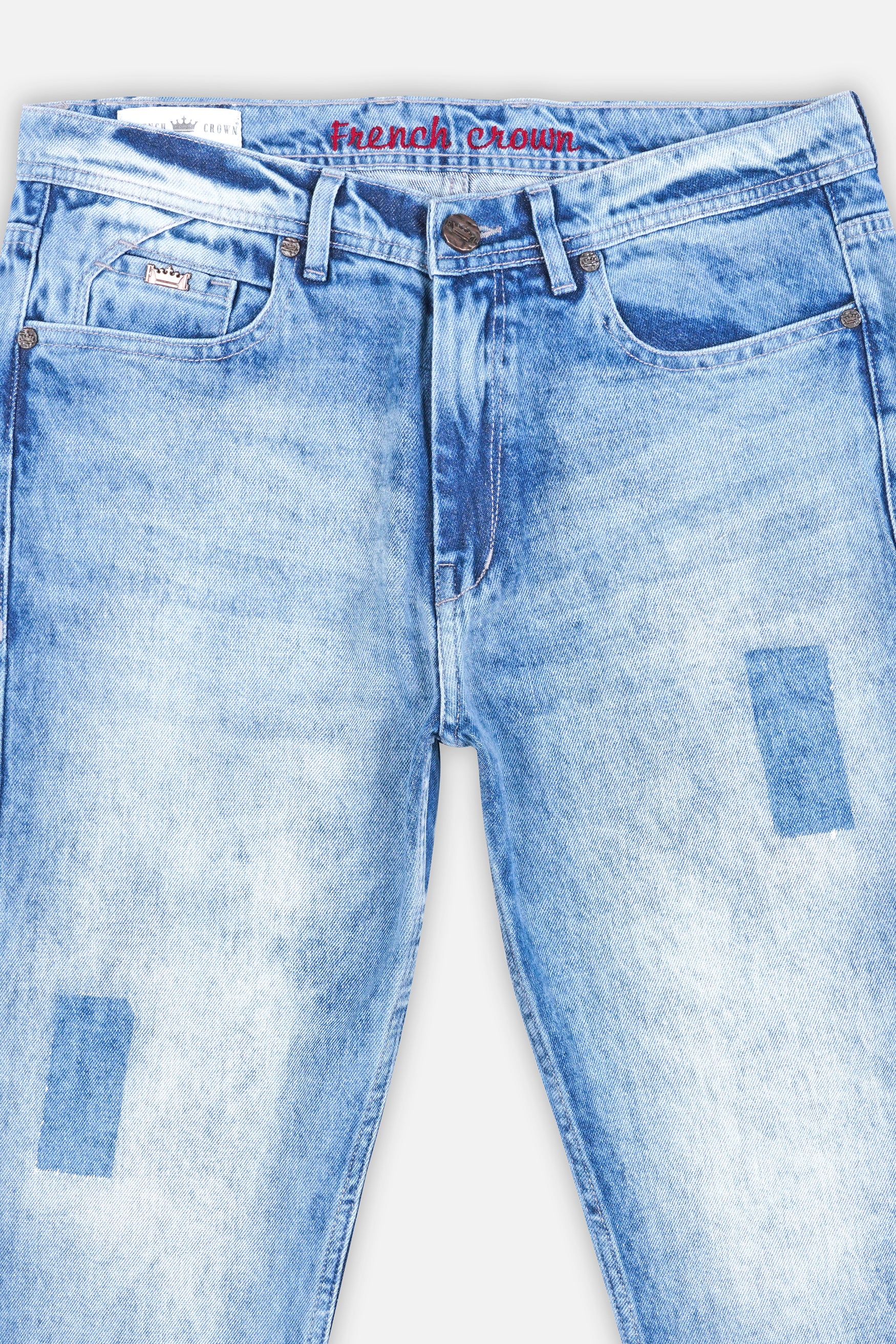 Glacier Blue Washed Denim