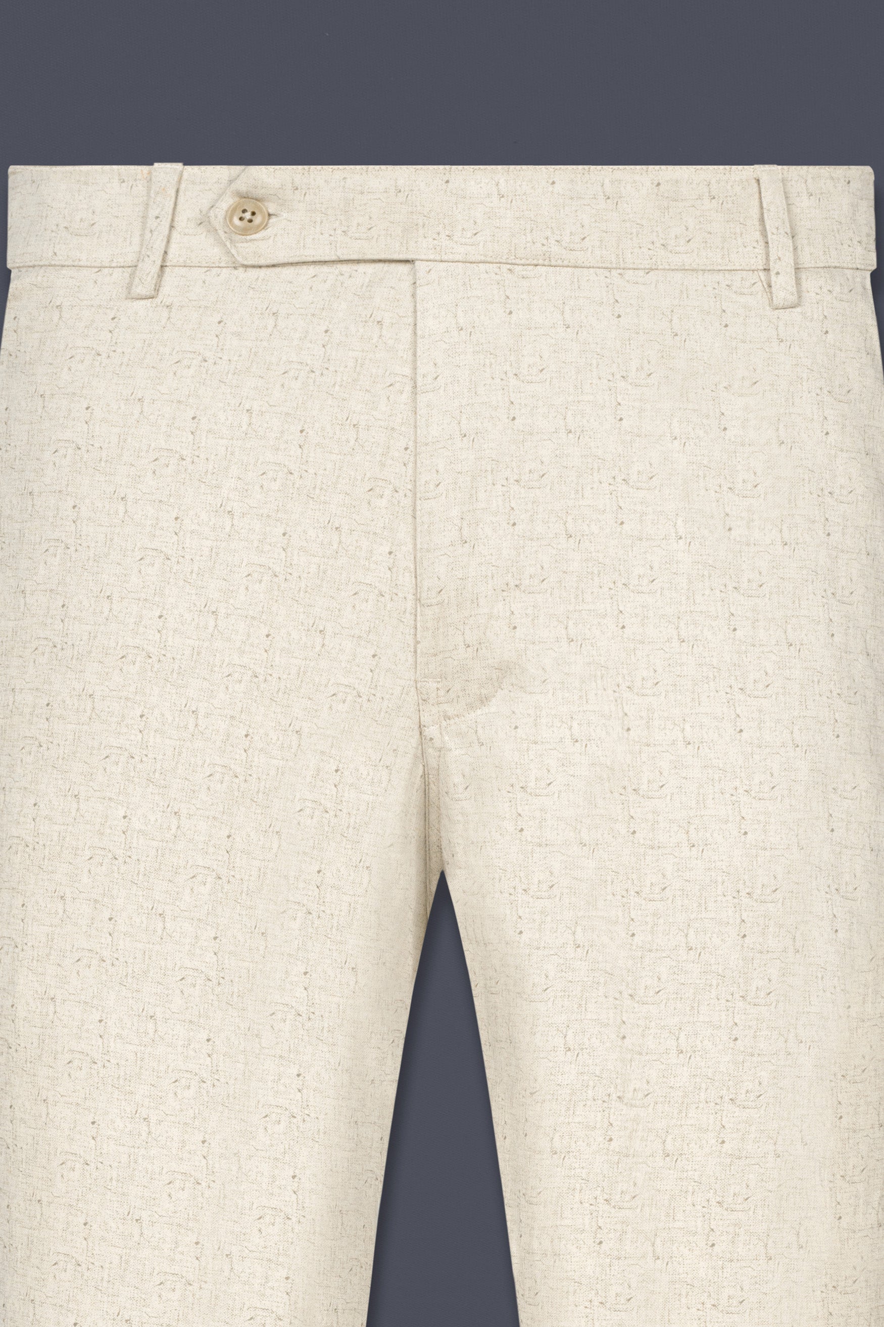 Almond Cream textured Premium Cotton Chinos Pant