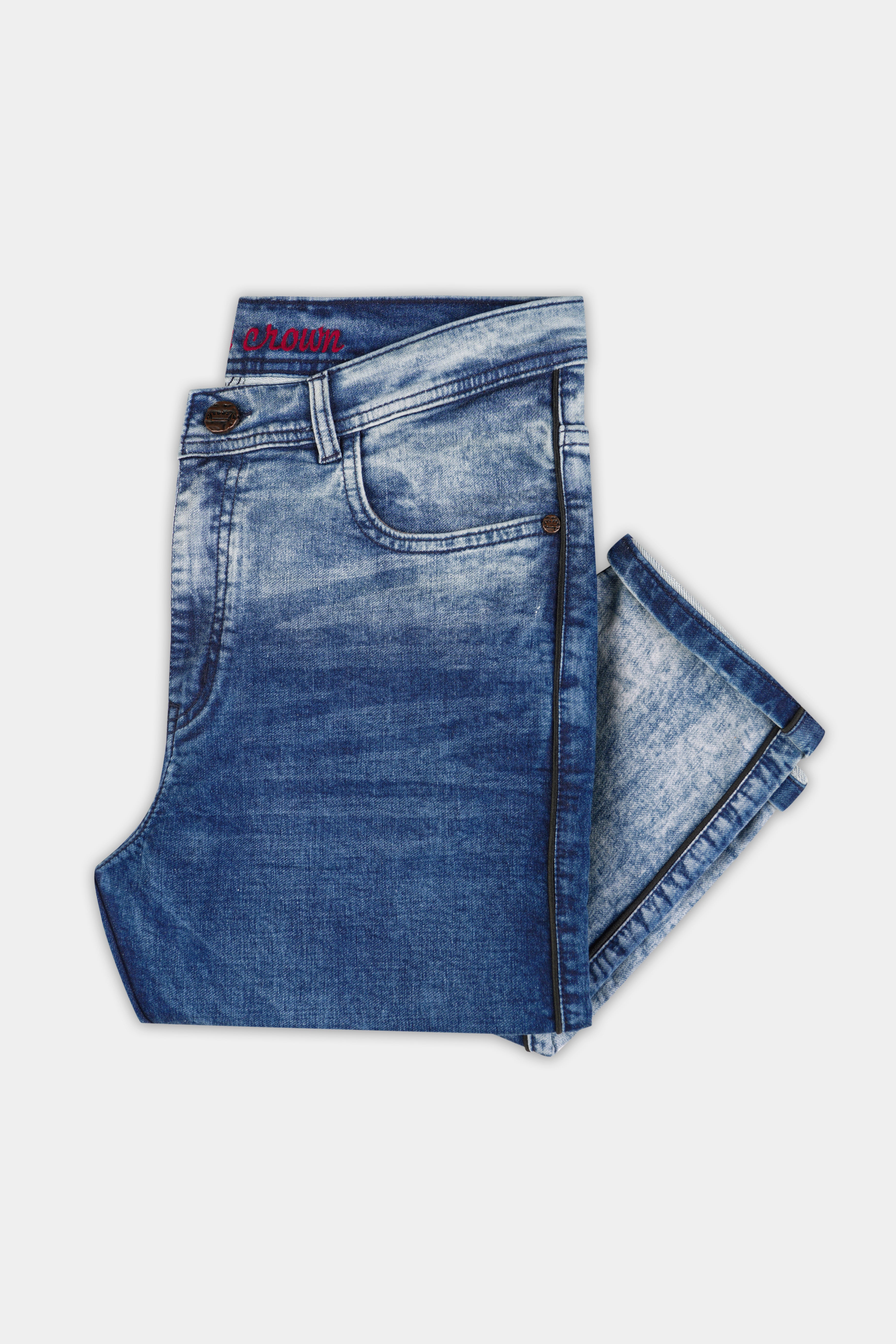 Lynch Blue Mid Rise Stretchable Denim