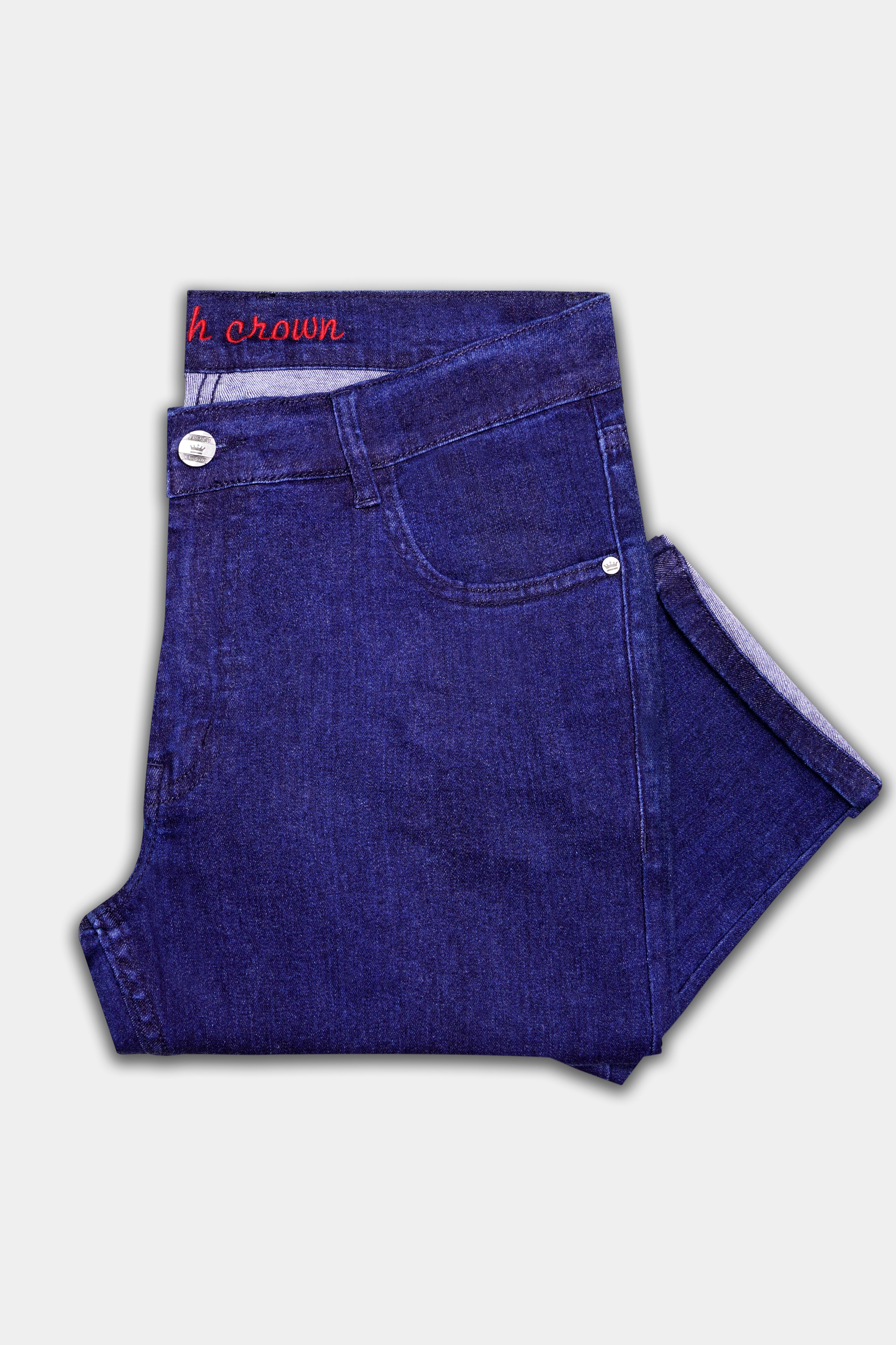 Meteorite Blue Clean Look Stretchable Denim