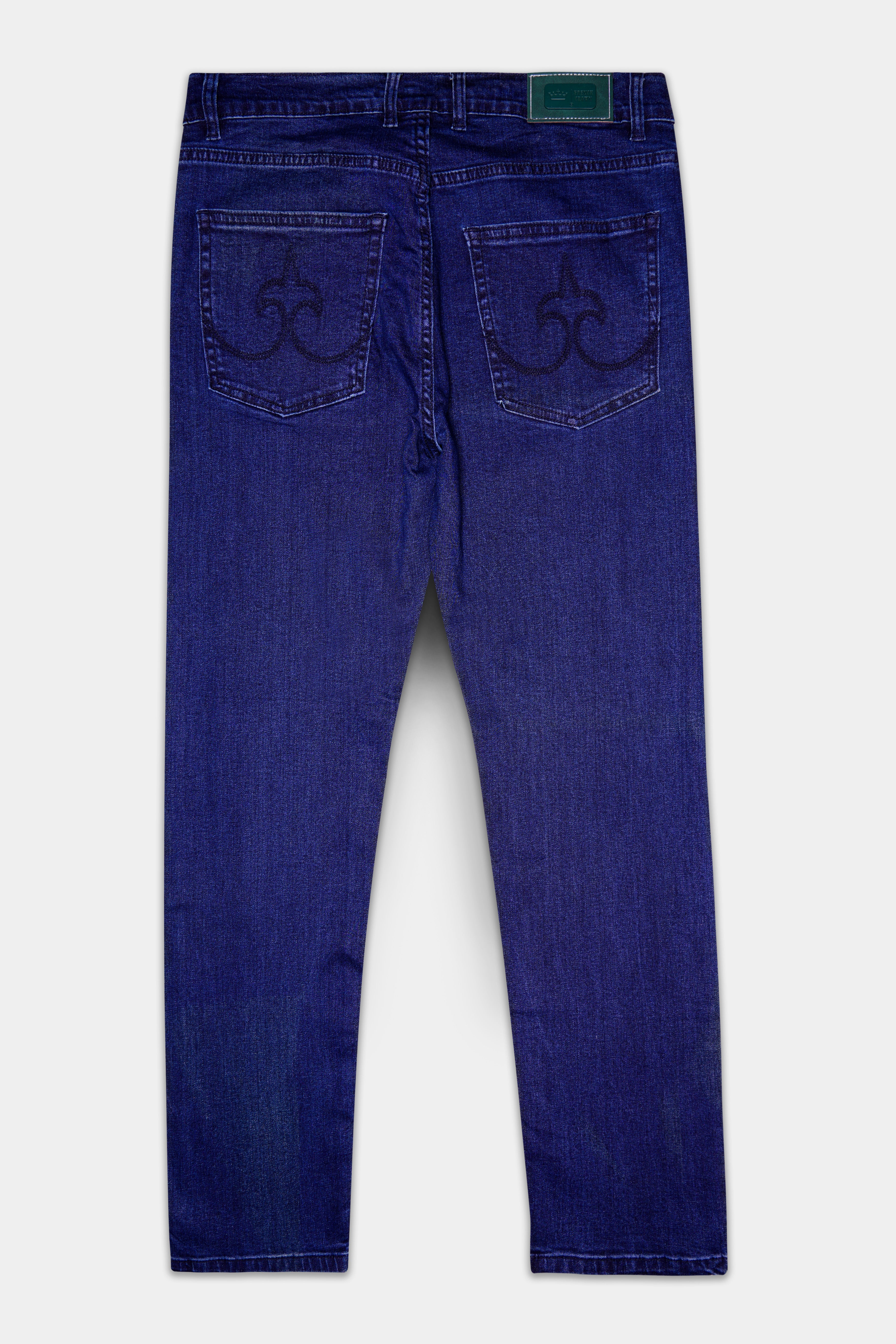 Meteorite Blue Clean Look Stretchable Denim
