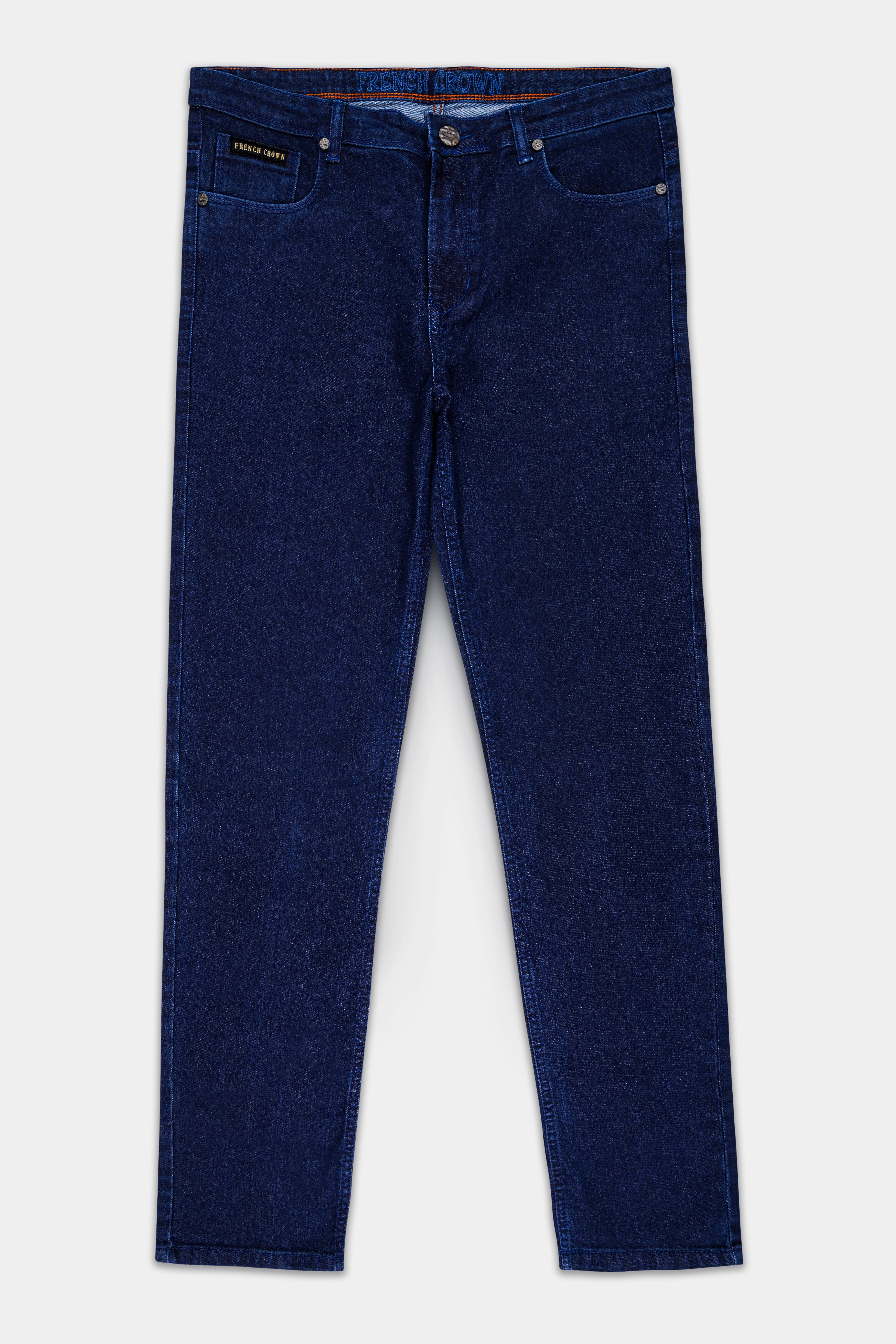 Haiti Blue Clean Look Stretchable Denim