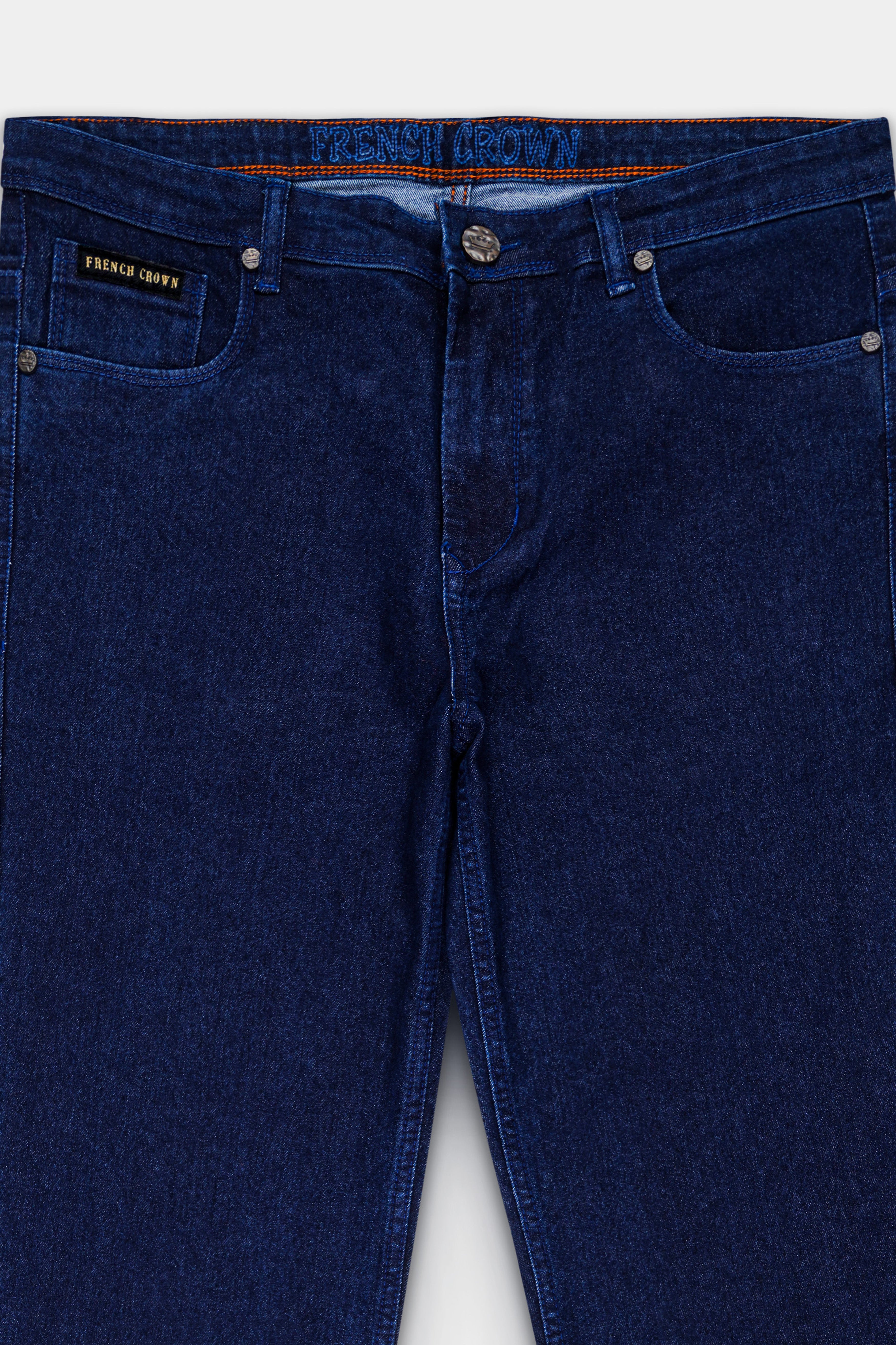 Haiti Blue Clean Look Stretchable Denim