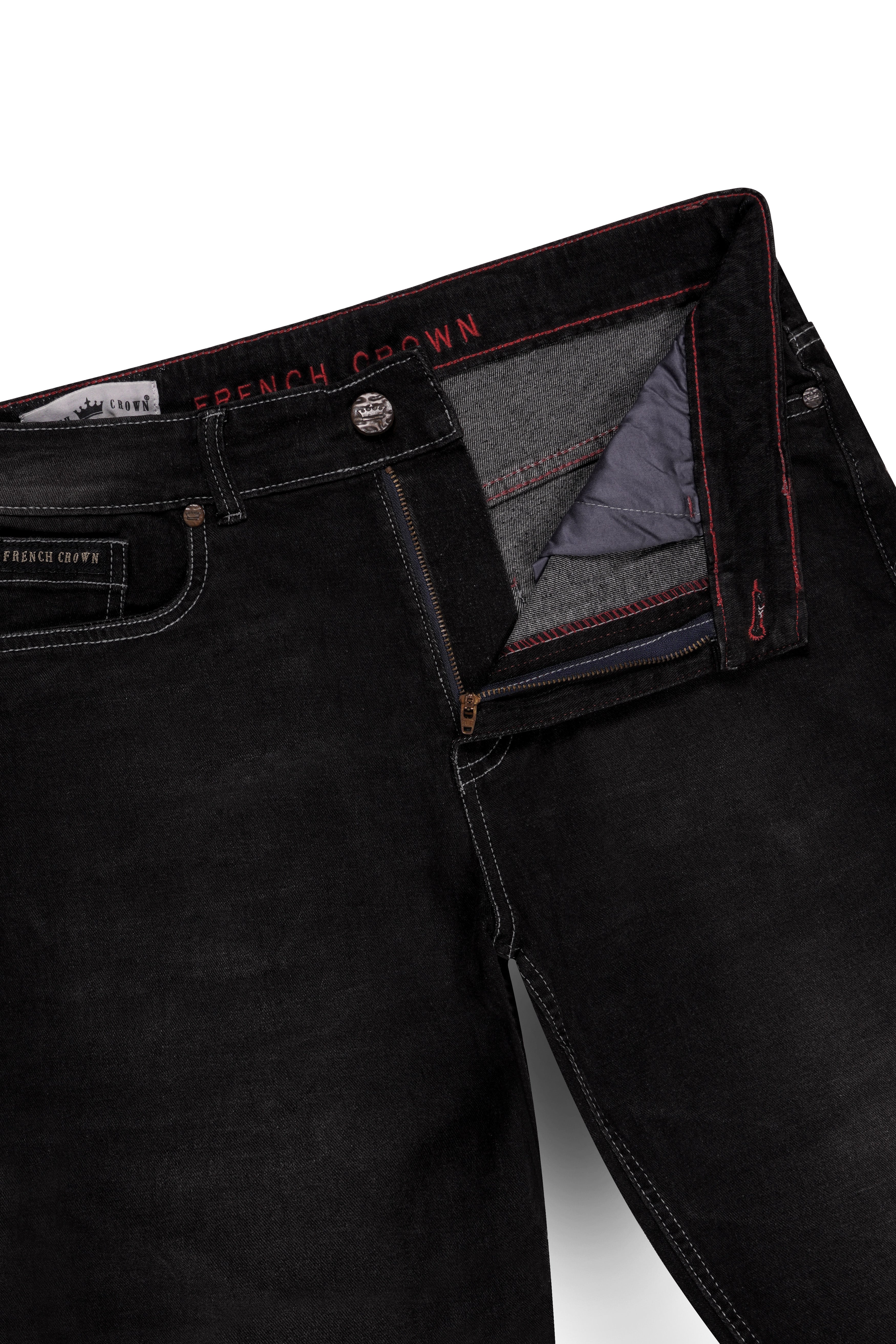 Haiti Black Rinse Wash Stretchable Denim