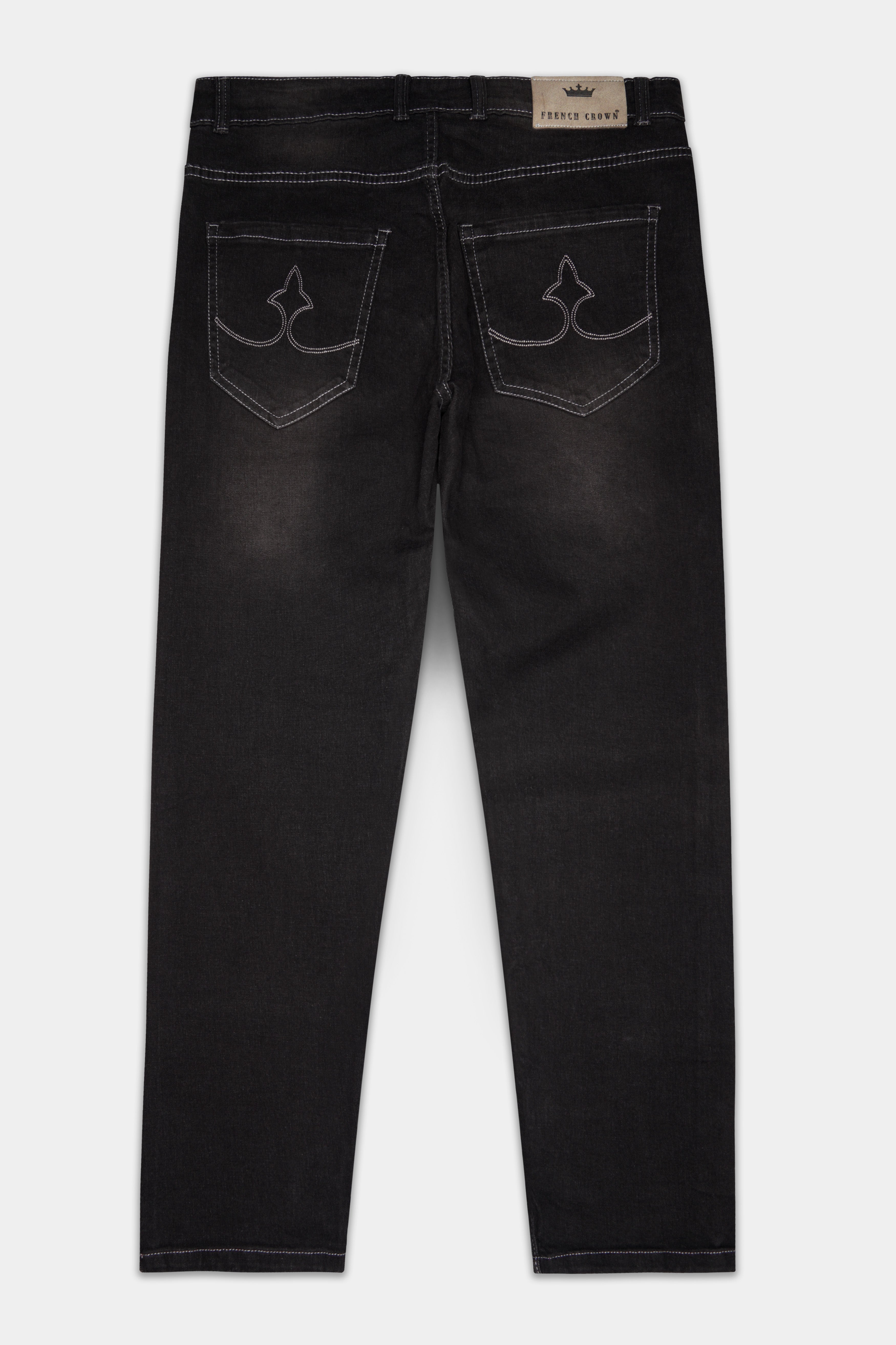 Haiti Black Rinse Wash Stretchable Denim