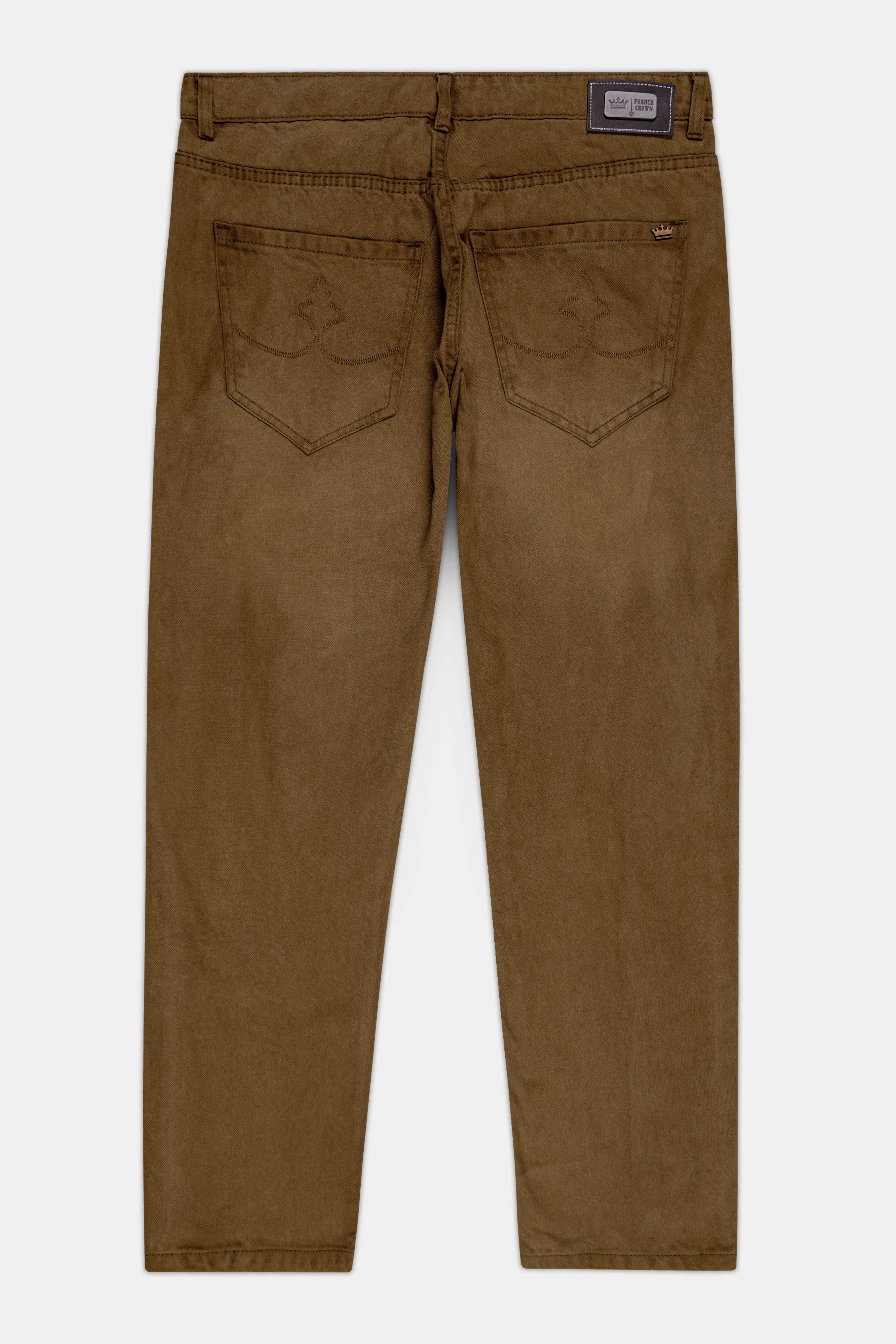 Clay Creek Brown Rinse Wash Denim