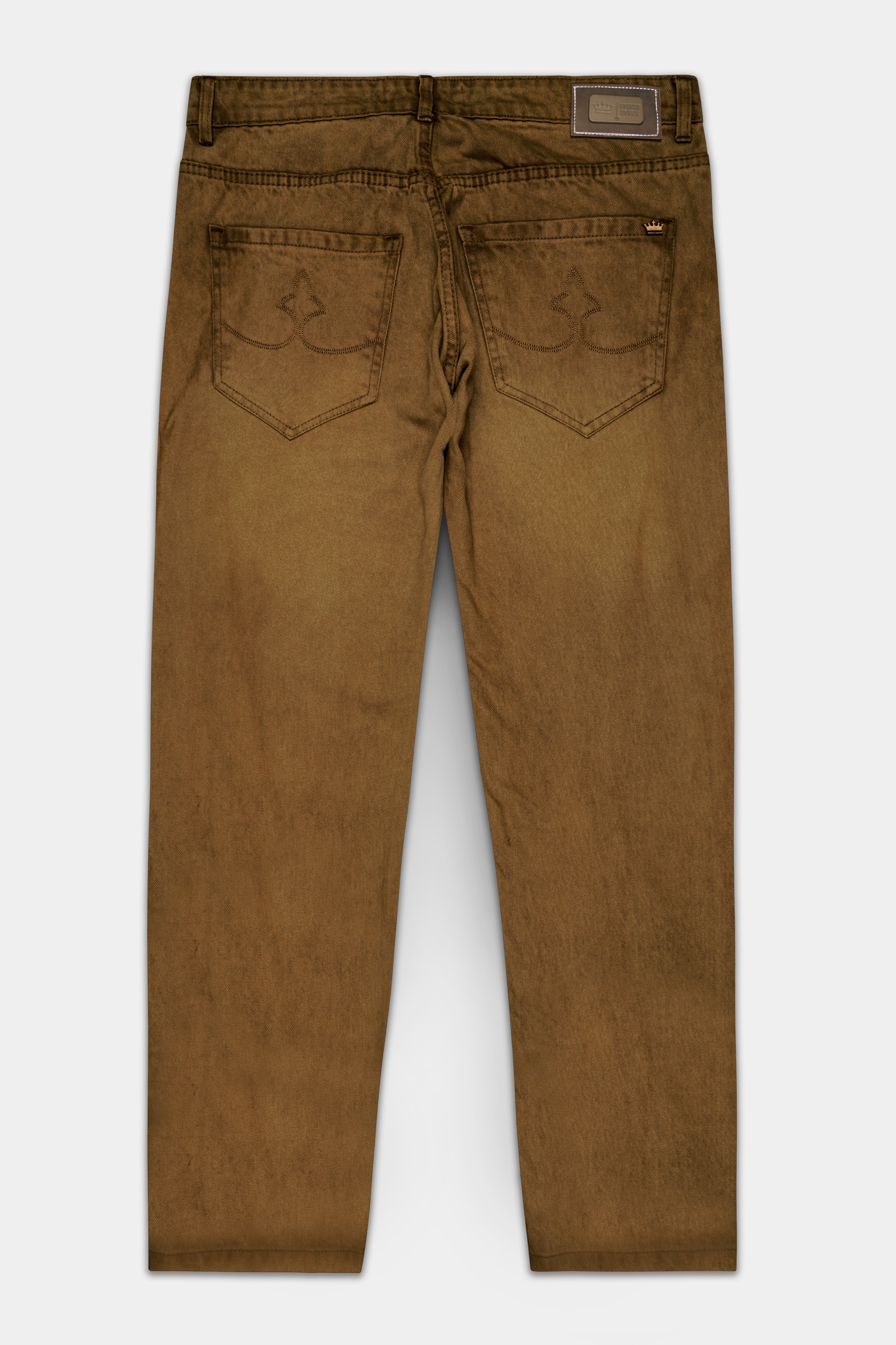 Clay Creek Brown Rinse Wash Denim