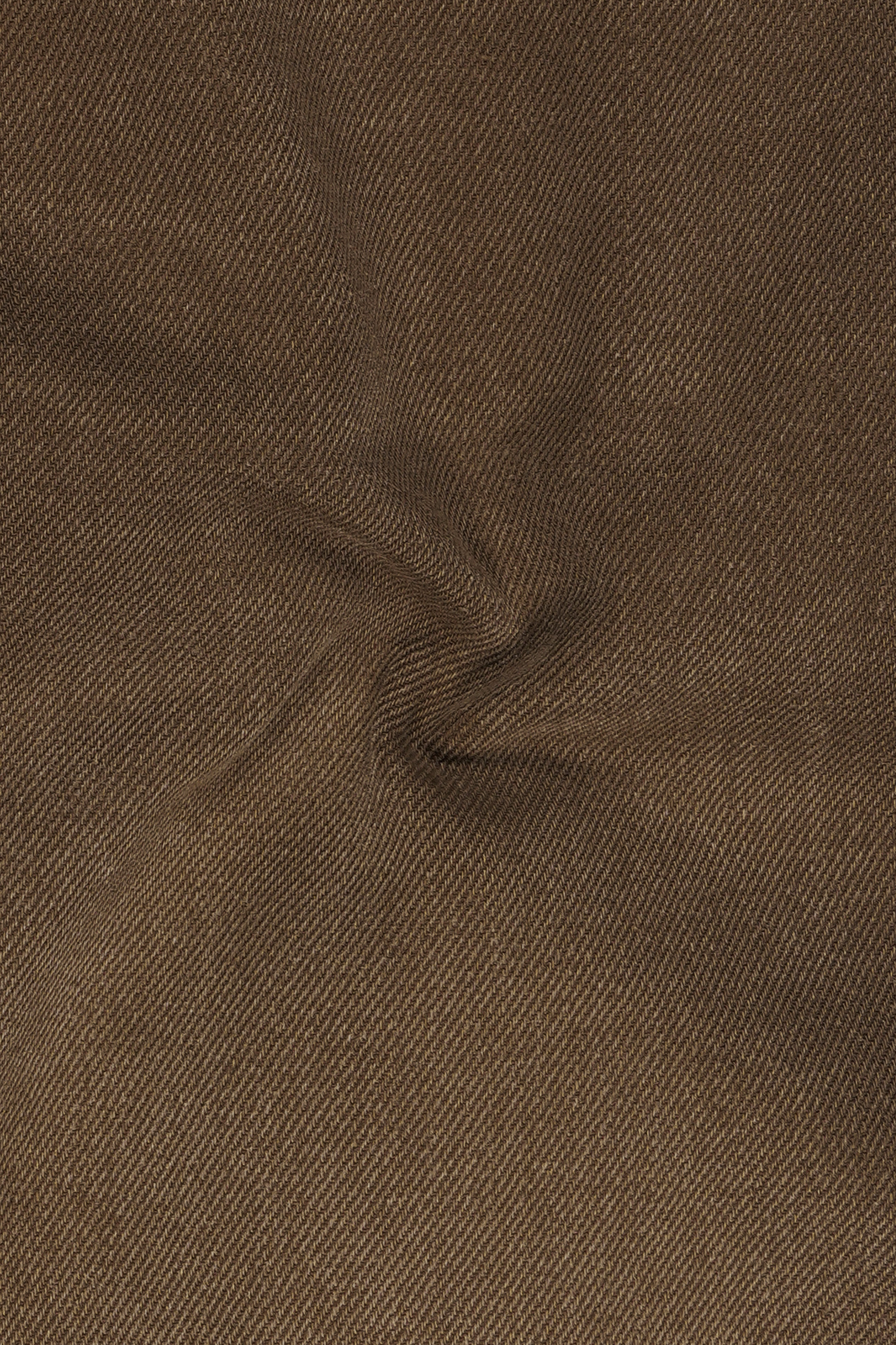 French Beige Brown Stone Wash Denim