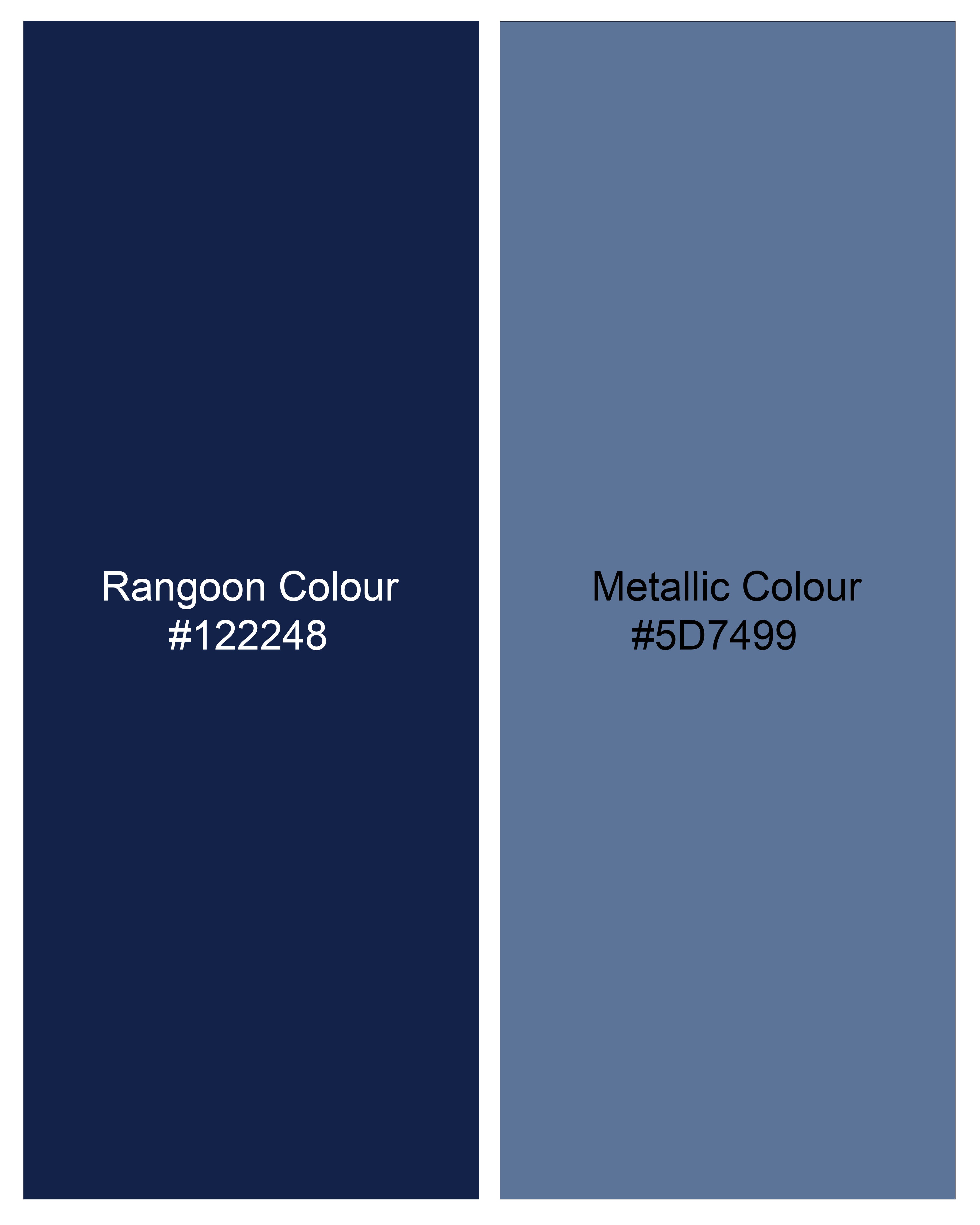 Rangoon Blue and Metallic Blue Acid Wash Hand Painted Stretchable Denim J180-ART, J180-ART, J180-ART, J180-ART, J180-ART, J180-ART