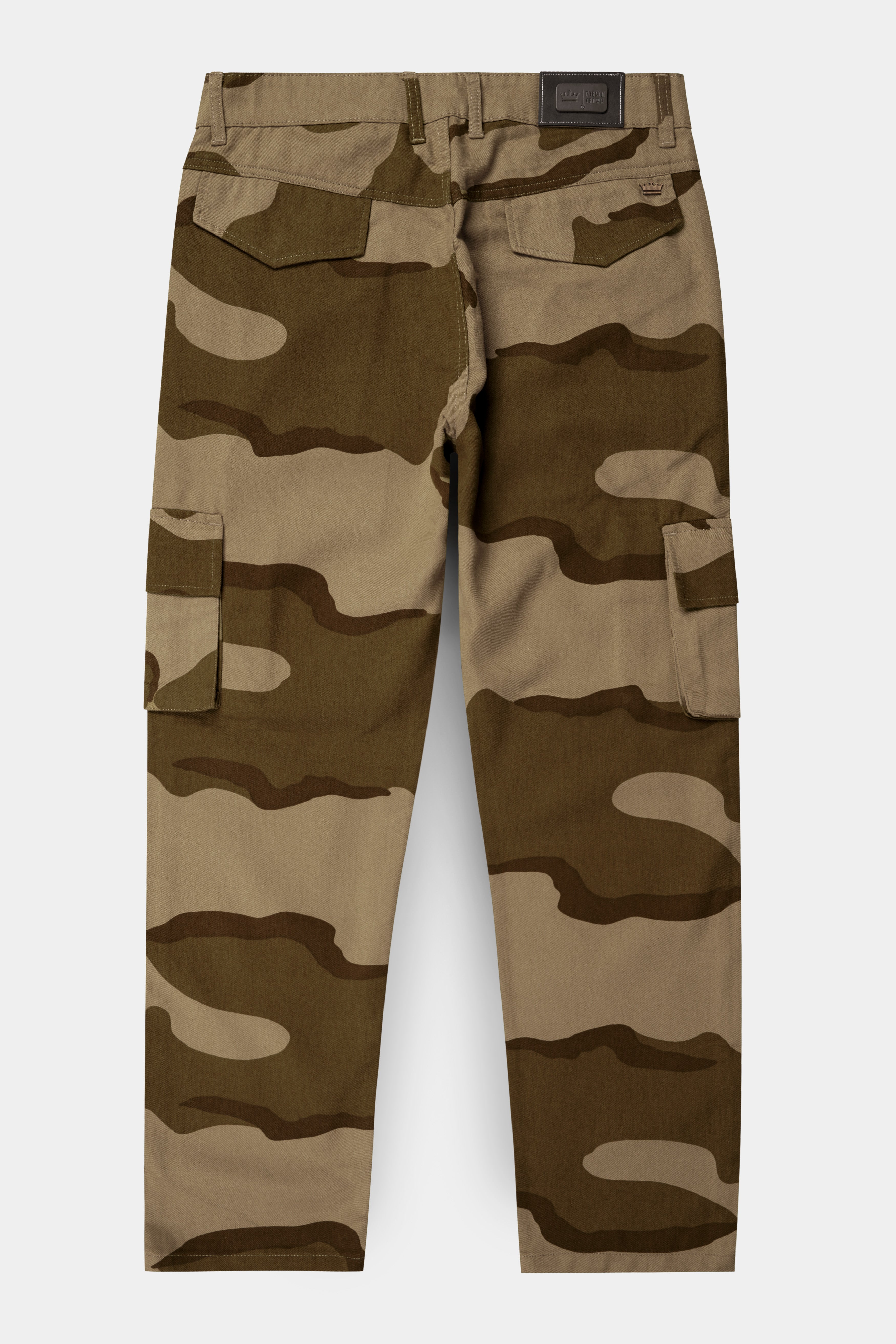 Sandrift Brown and Otter Dark Brown Camouflage Cargo Pant