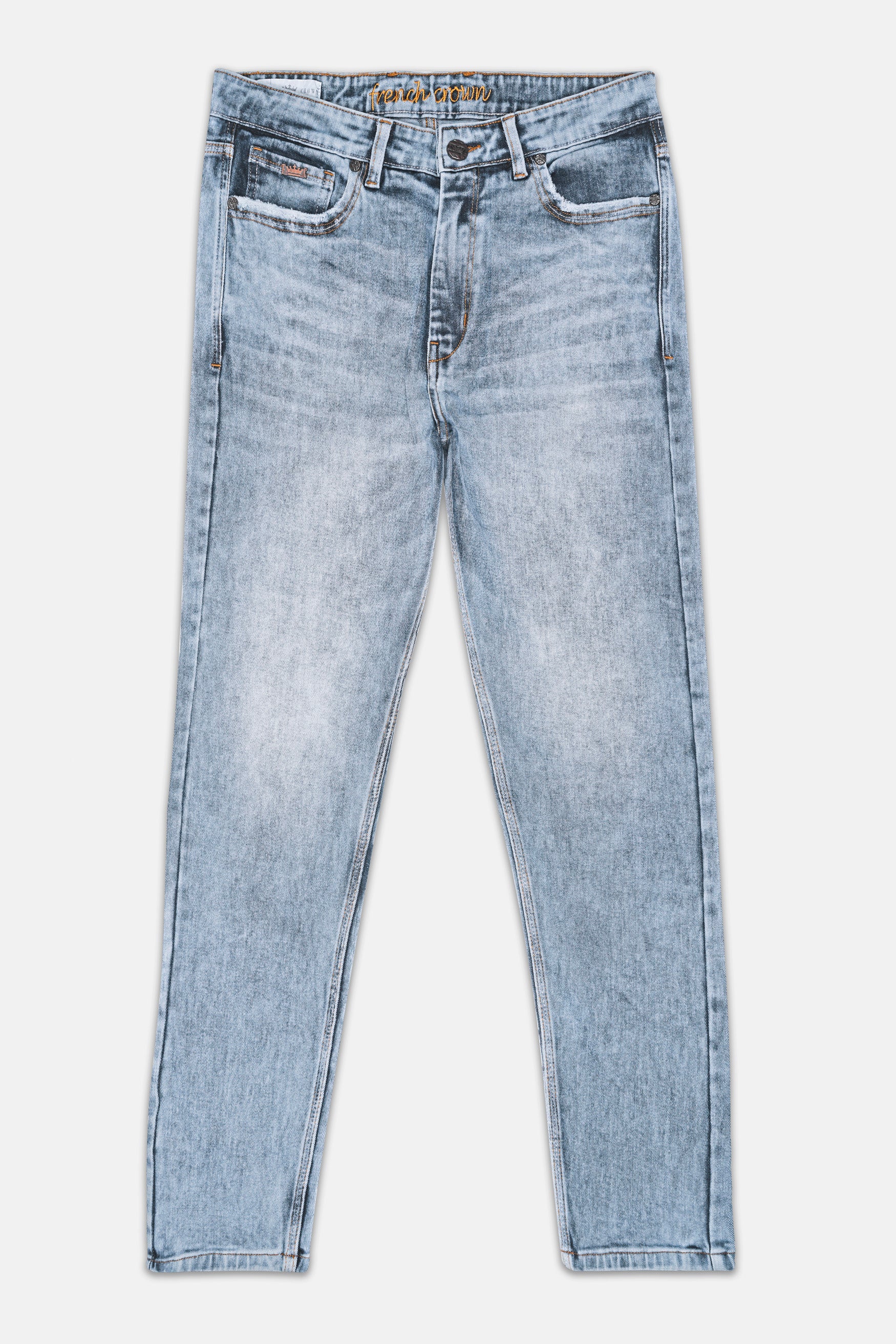Women's Y2K Stone Wash Embroidered Jeans Denim, XL | Beyond Retro