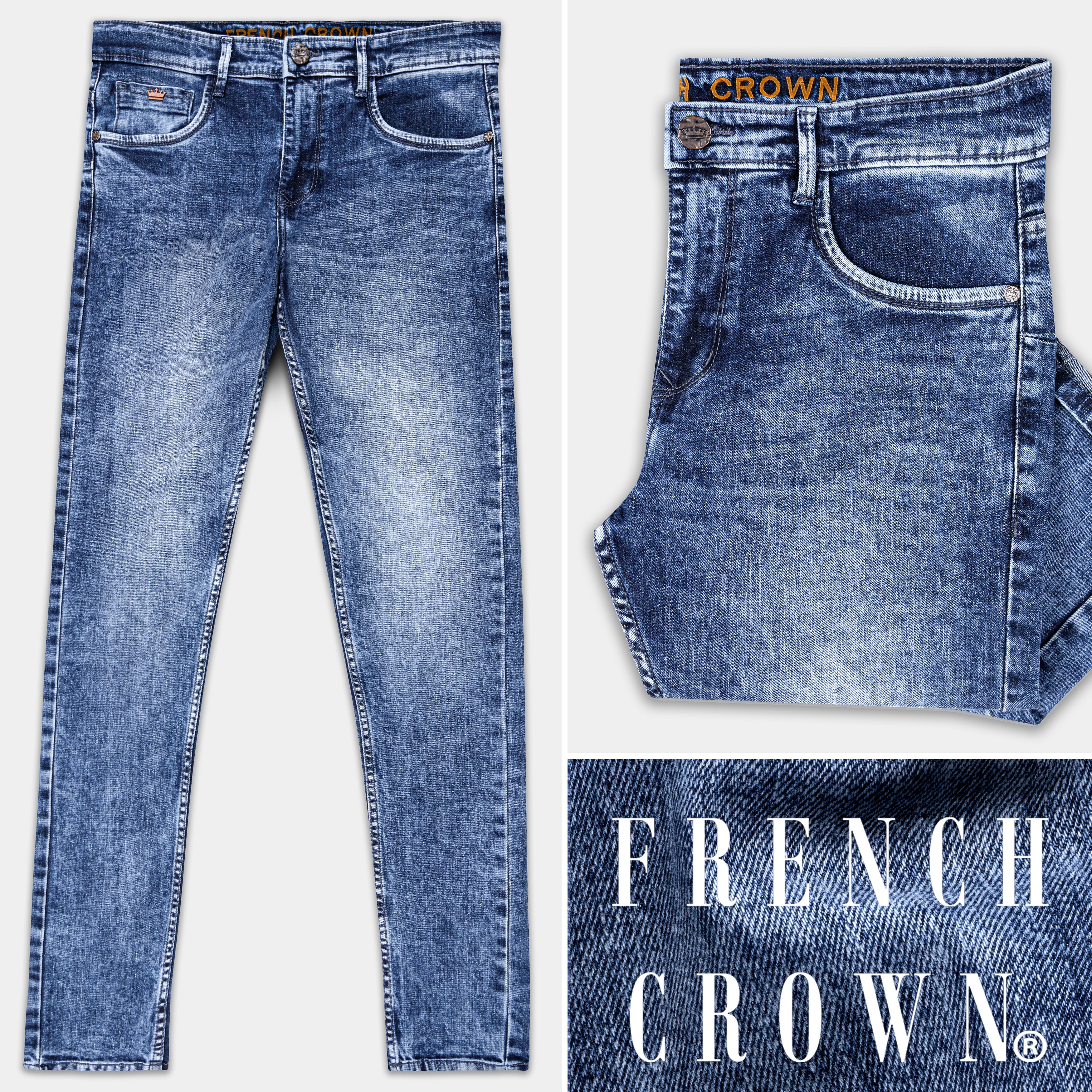 Rhino Blue Stone Wash Denim