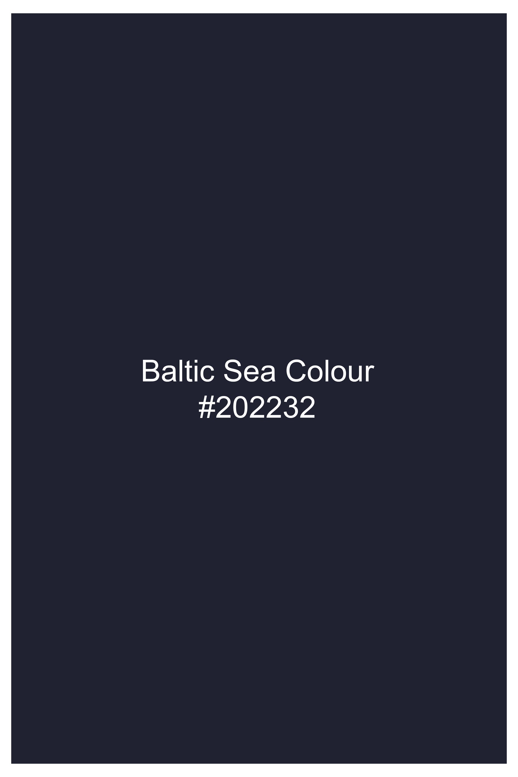 Baltic sea Blue Clean Look Stretchable Denim