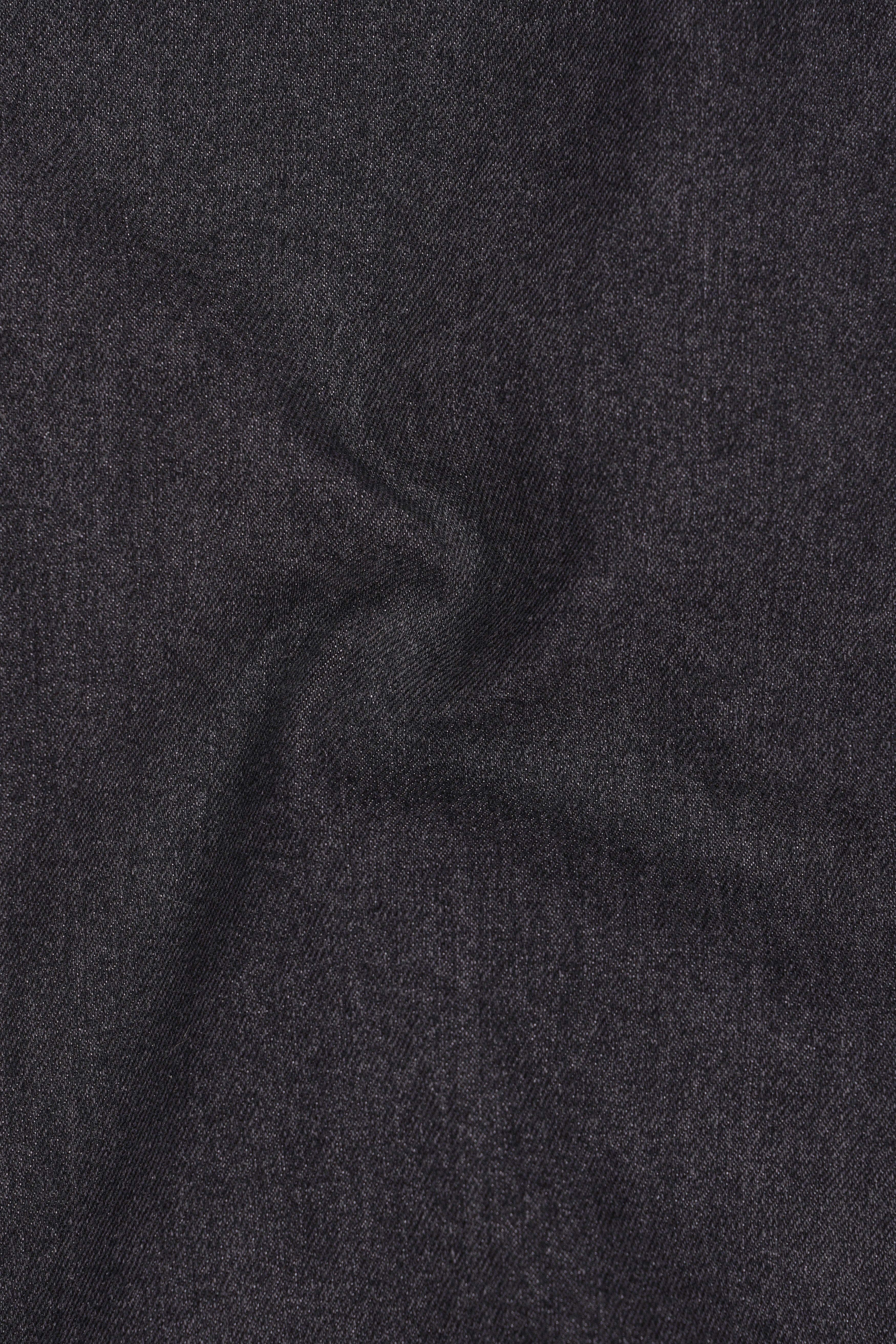 Fuscous Gray Slim Fit Mid-Rise Clean Look Stretchable Denim