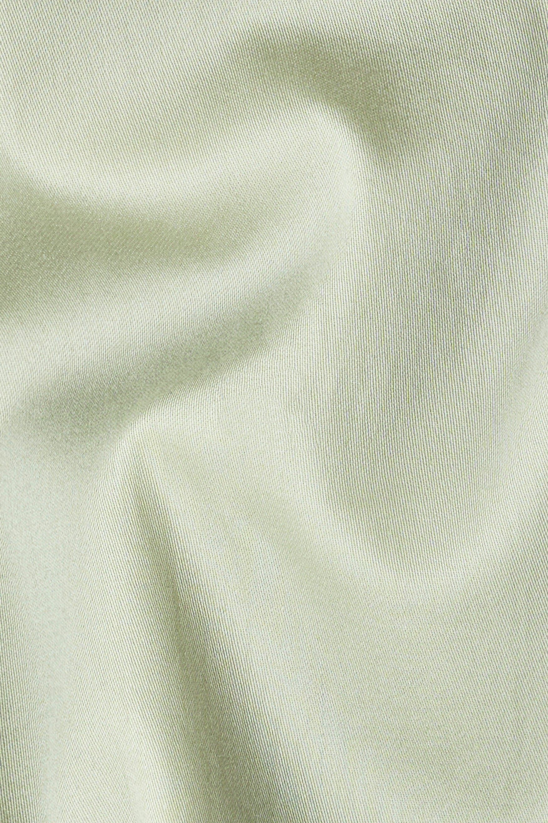 Coriander Green Subtle Sheen Super Soft Premium Cotton Kurta