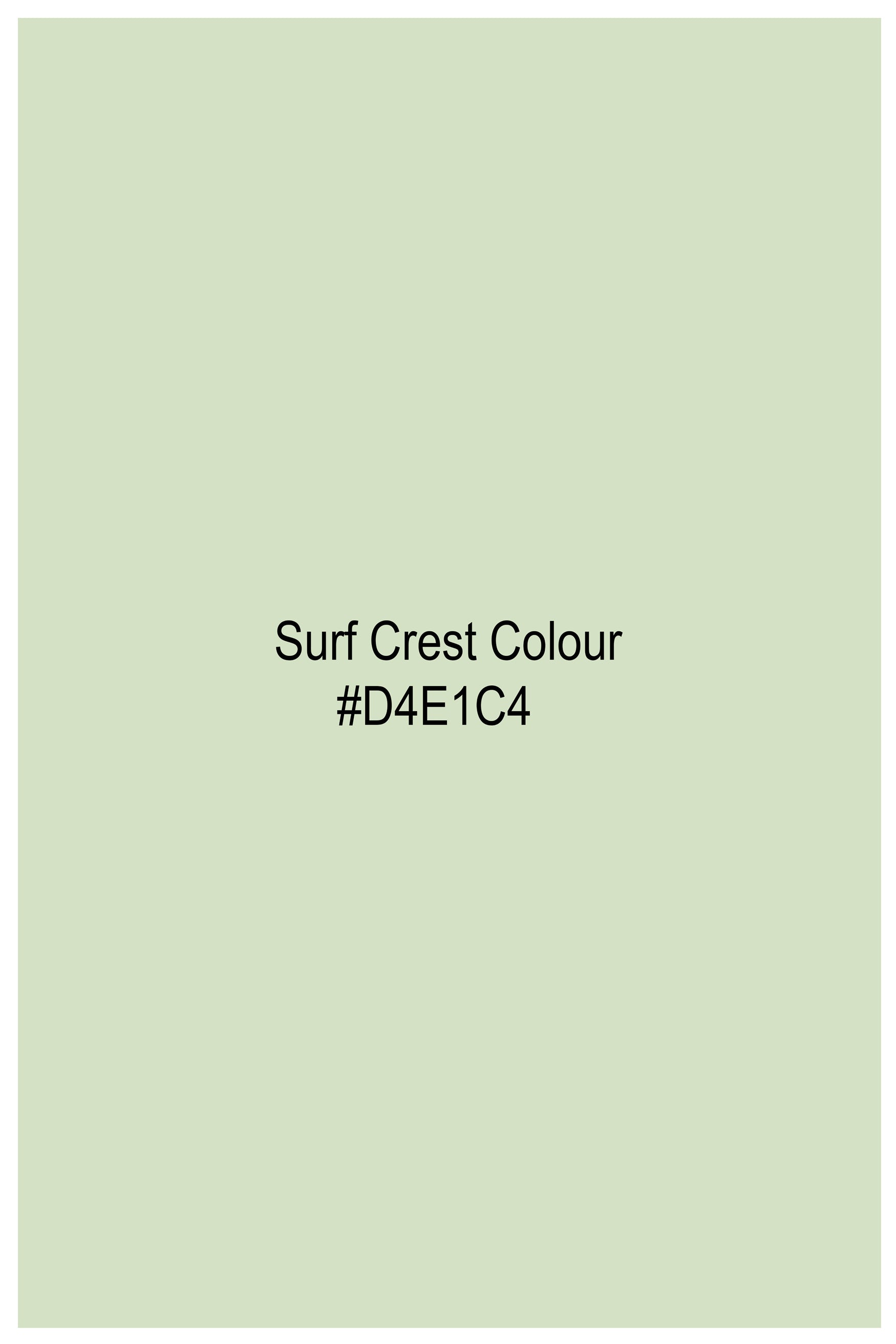 Surf Crest Green Subtle Sheen Super Soft Premium Cotton Kurta