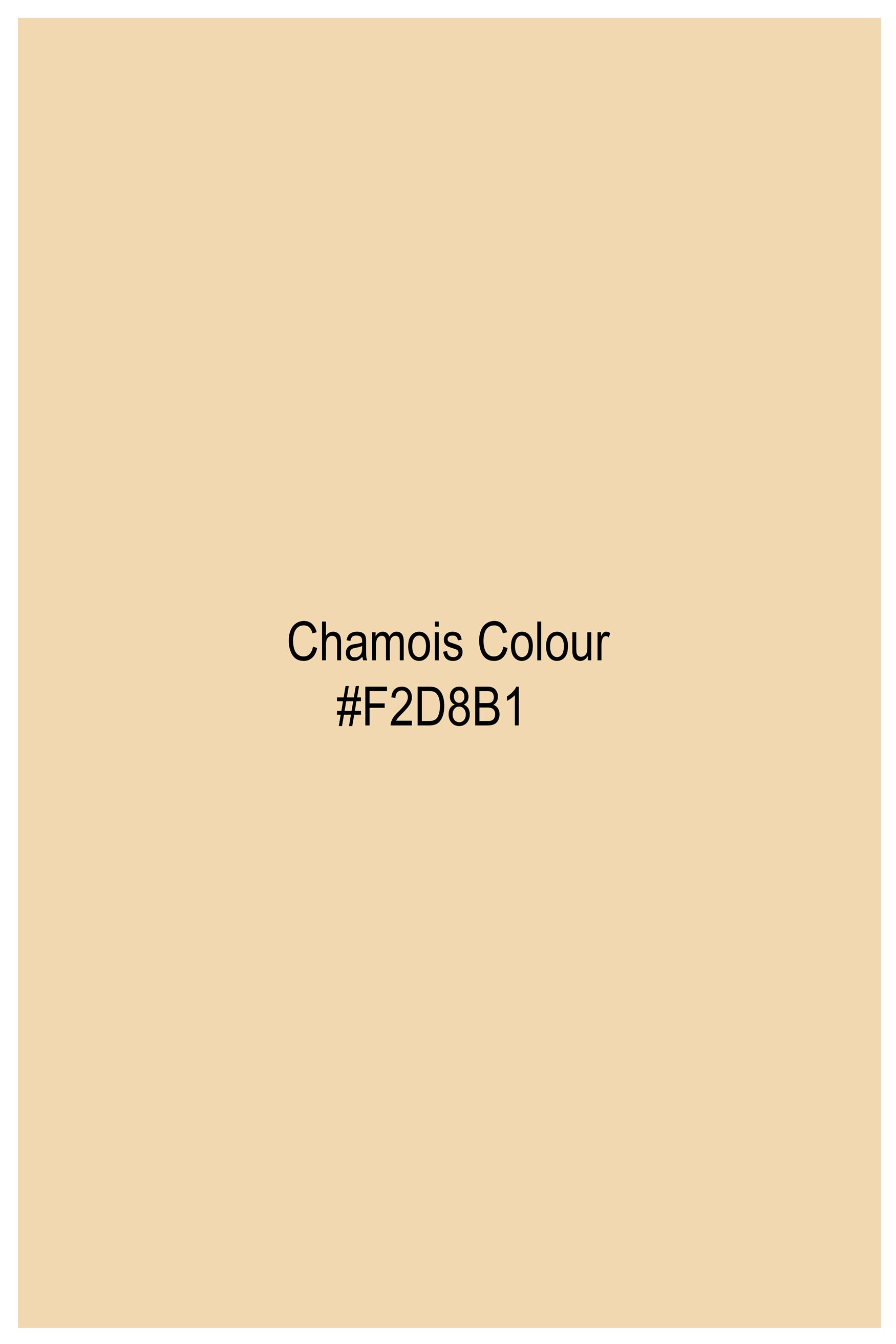 Chamois Beige Horizontal Kutch Work Patches with Mirror Work Subtle Sheen Super Soft Premium Cotton Designer Kurta