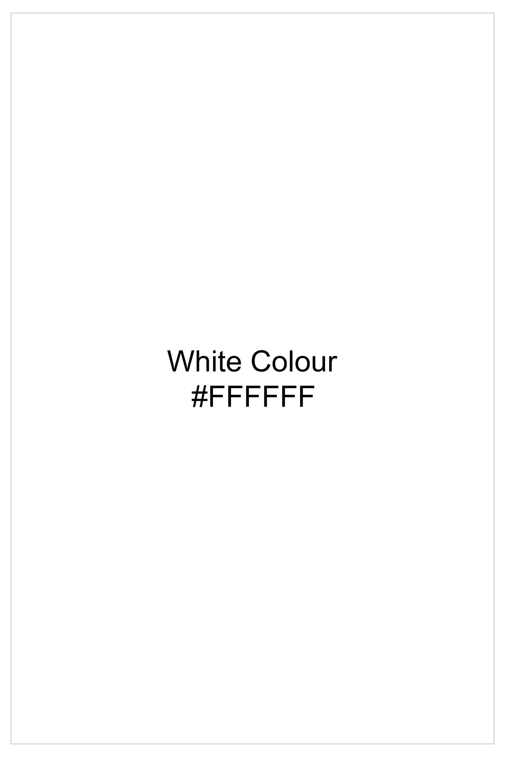Bright White Multicolour Kutch Work Patches with Mirror Work Premium Cotton Designer Kurta