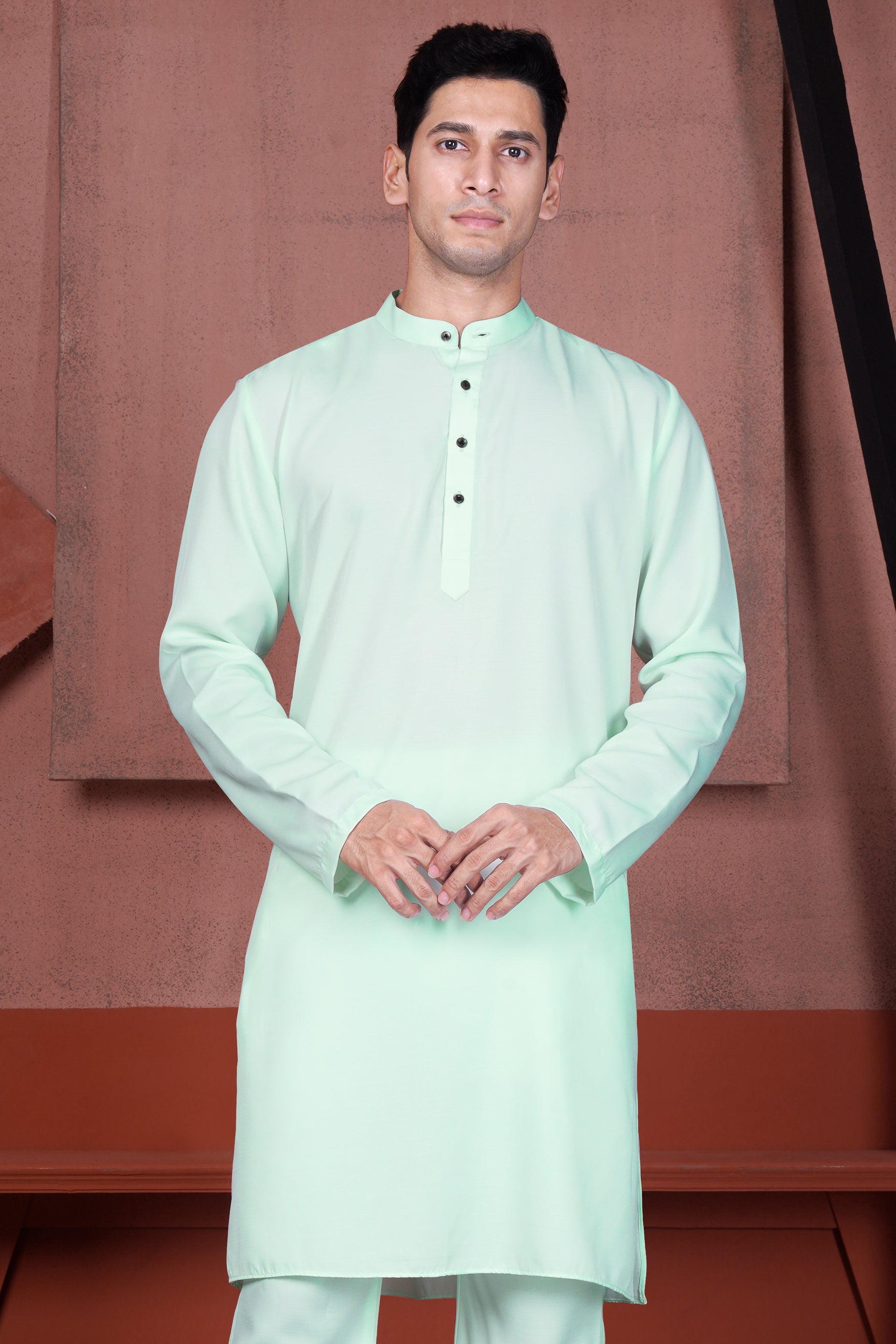 Edgewater Green Viscose Kurta