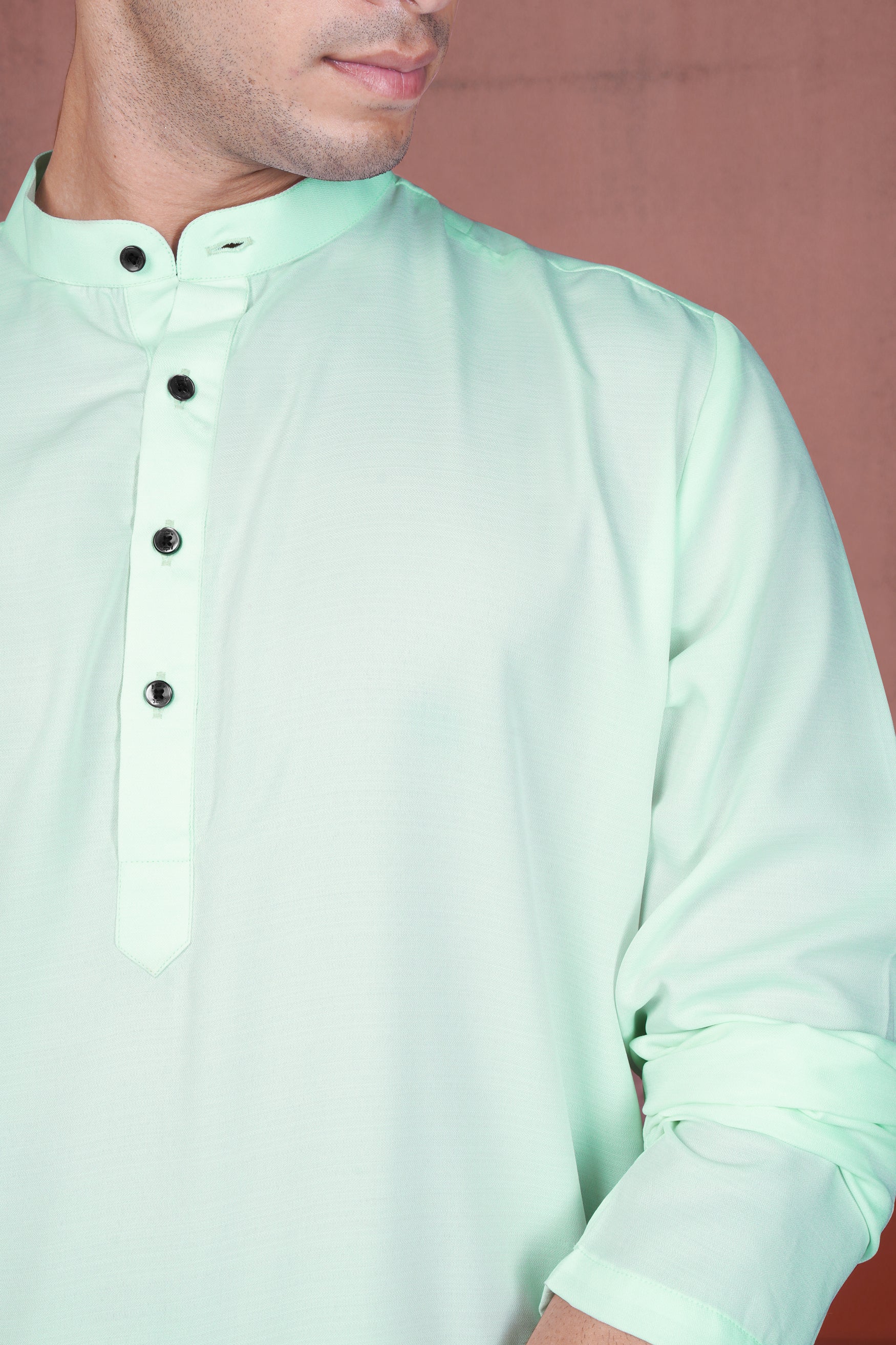 Edgewater Green Viscose Kurta