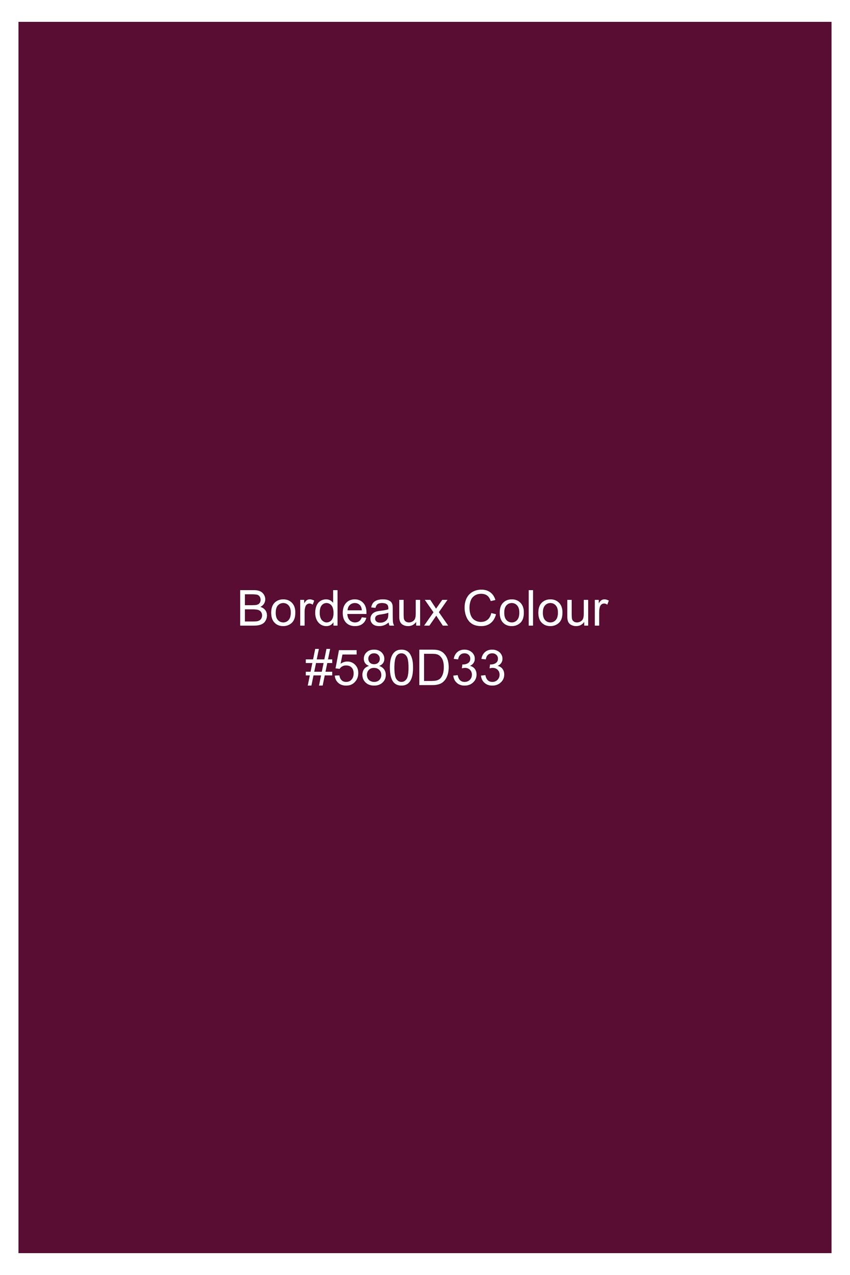 Bordeaux Wine Viscose Kurta