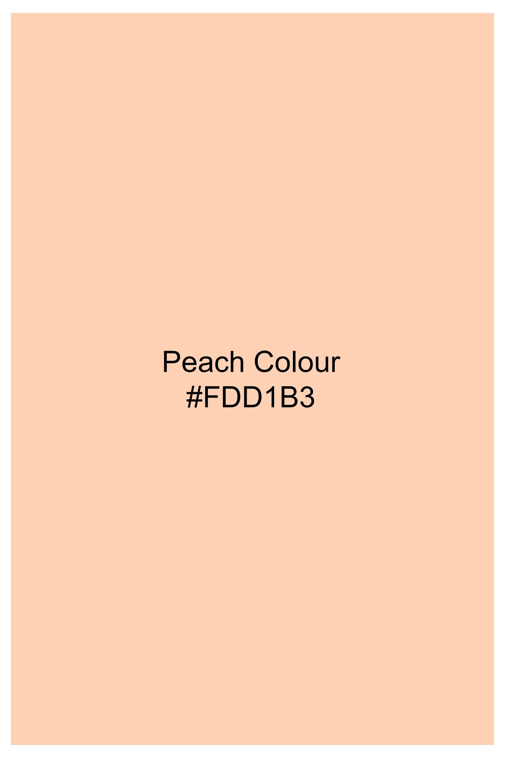 Peach Subtle Sheen Viscose Kurta