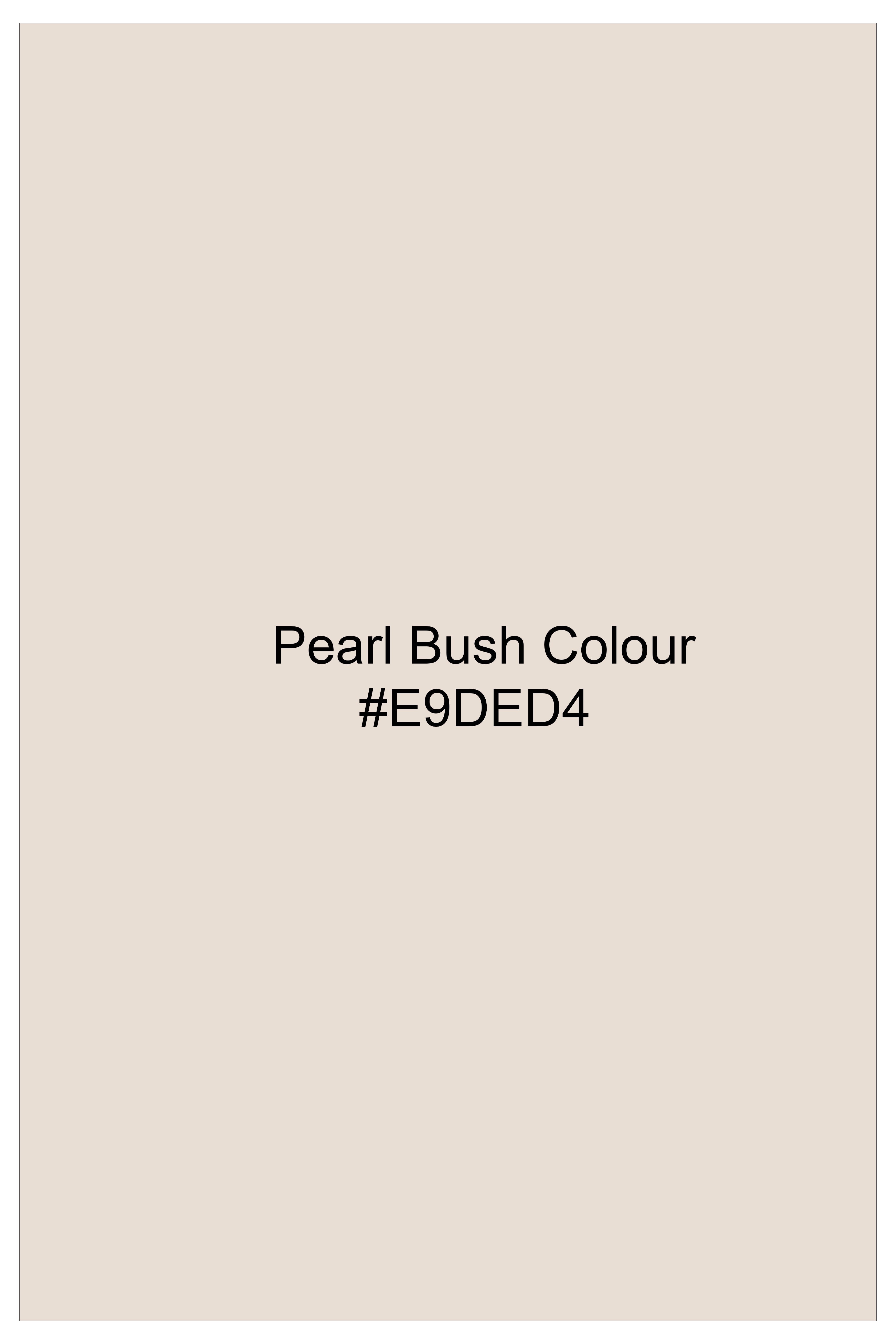 Almond Brown Kurta Set With Pearl Bush Cream hexagon Designer Embroidered Nehru Jacket