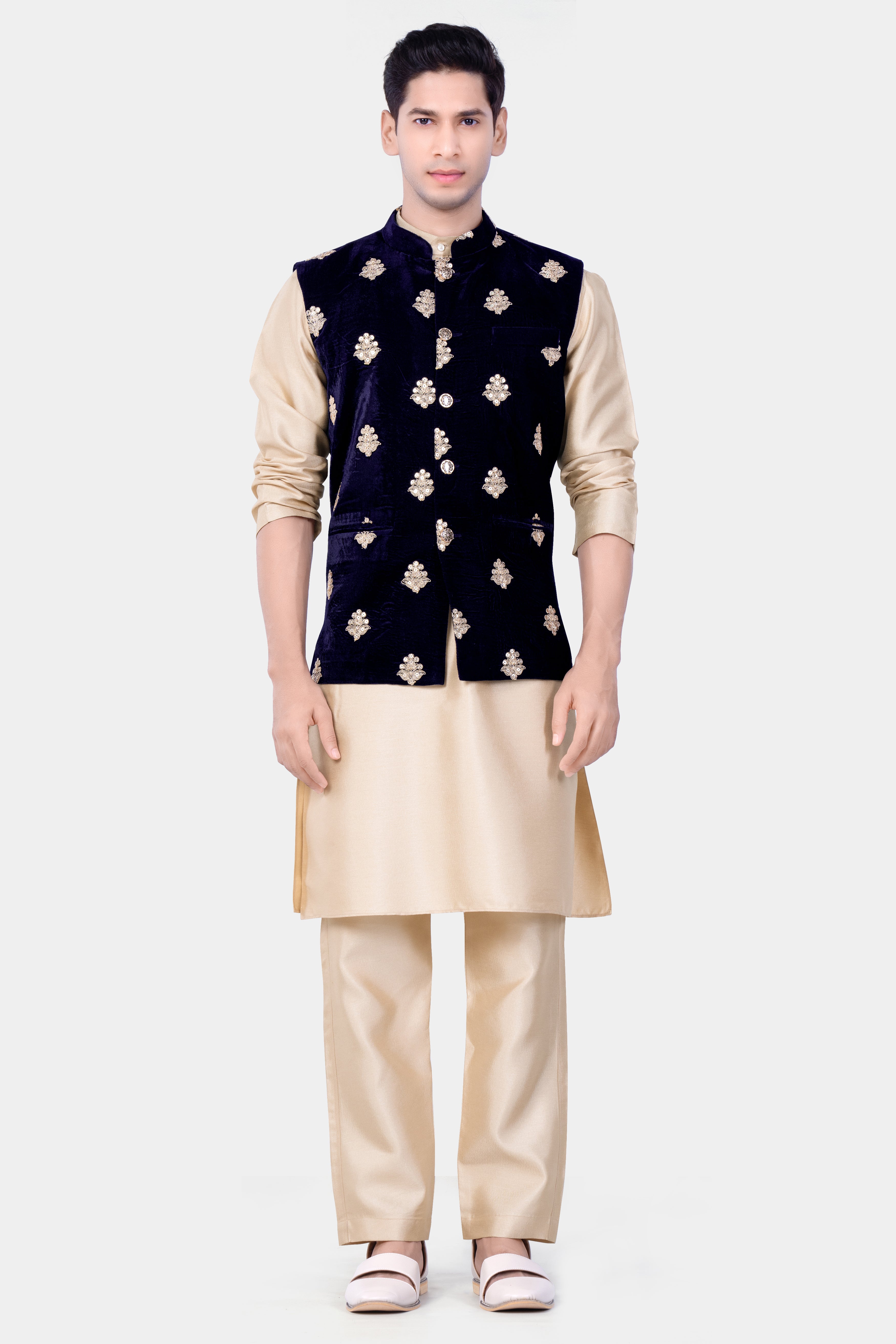 Buy Custom Made Men Kurta Jacket Set , Kurta Pajama Nehru Jacket , Indian  Engagement Kurta Wedding Wear , Kurta Nehru Vest for Men Online in India -  Etsy