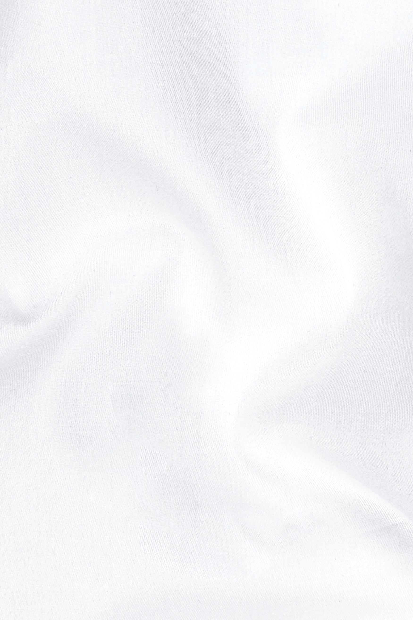 Bright White Tricolour Hand Painted Subtle Sheen Super Soft Premium Cotton Designer Kurta